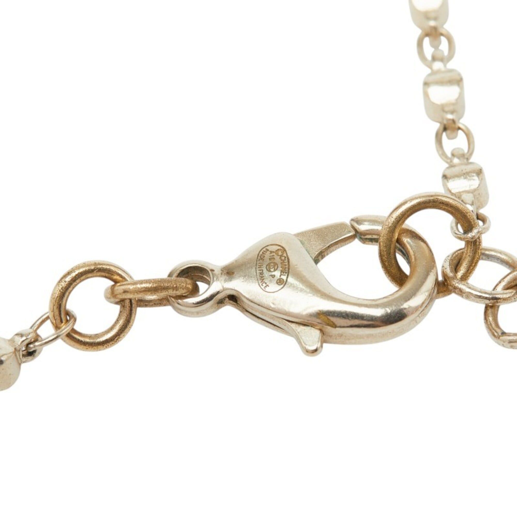 Chanel Chanel Coco Mark Camellia Necklace, Gold Plated, Faux Pearl, Women's. Size ONE SIZE - 5 Thumbnail