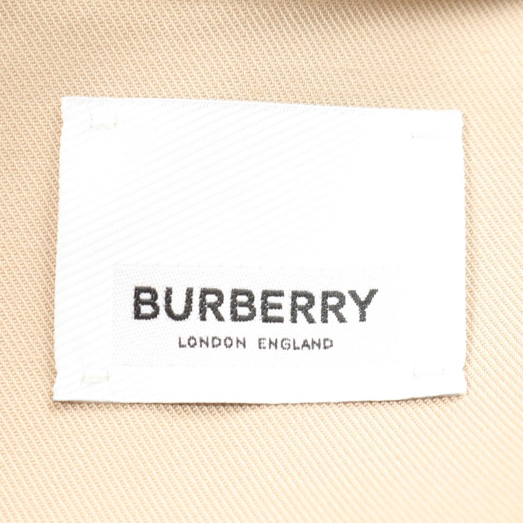 Burberry Burberry Burberry Cotton Gabardine Trench Coat Textile Outerwear 80545656 DUTY FREE for USA Size ONE SIZE - 3 Thumbnail