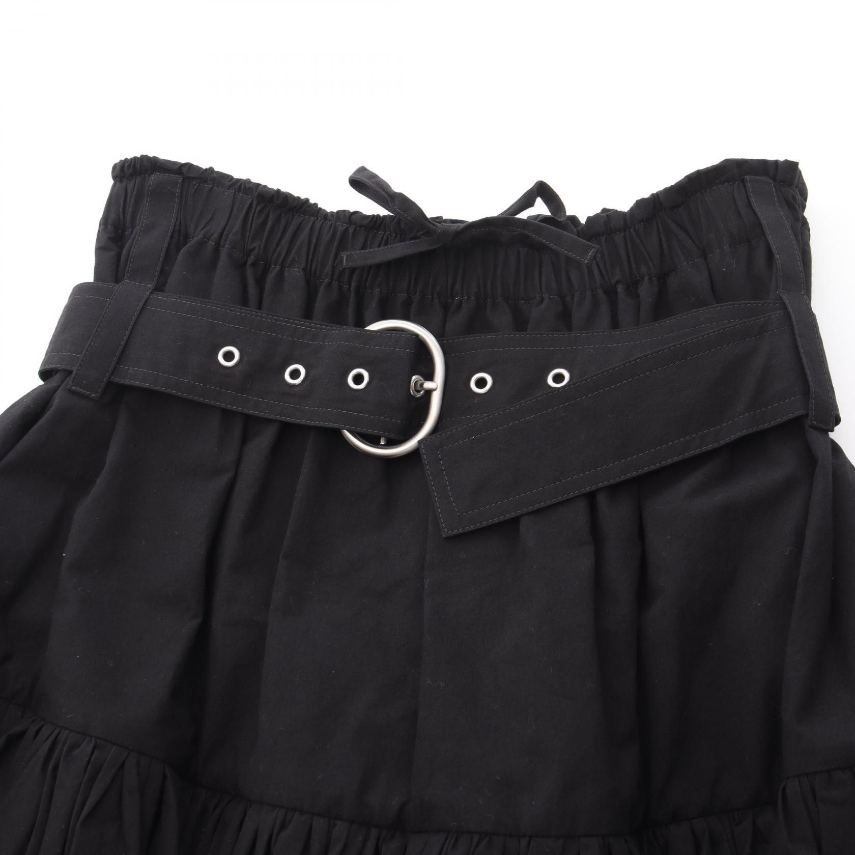 Jil Sander Jil Sander Jil Sander+ Cotton Skirt Textile Skirts J40MA014000132 DUTY FREE for USA Size ONE SIZE - 5 Thumbnail