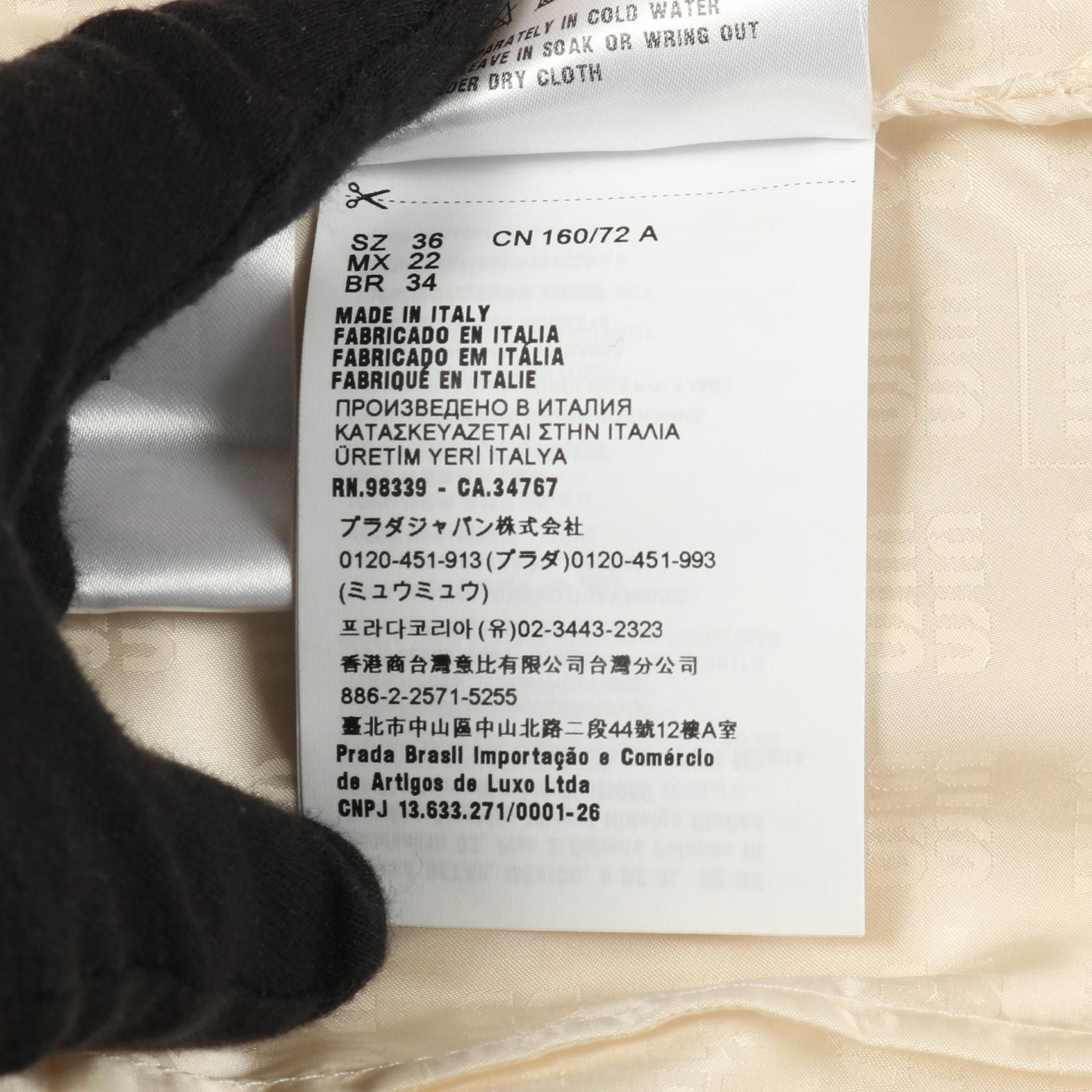 Miu Miu Miu Miu Miu Miu Nylon Jacket Textile Outerwear DUTY FREE for USA Size ONE SIZE - 4 Thumbnail