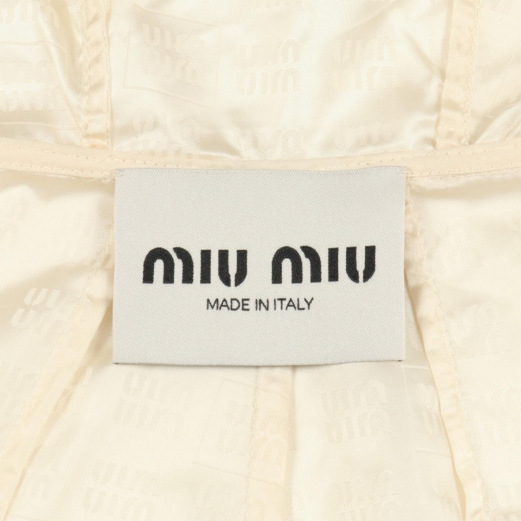 Miu Miu Miu Miu Miu Miu Nylon Jacket Textile Outerwear DUTY FREE for USA Size ONE SIZE - 3 Thumbnail