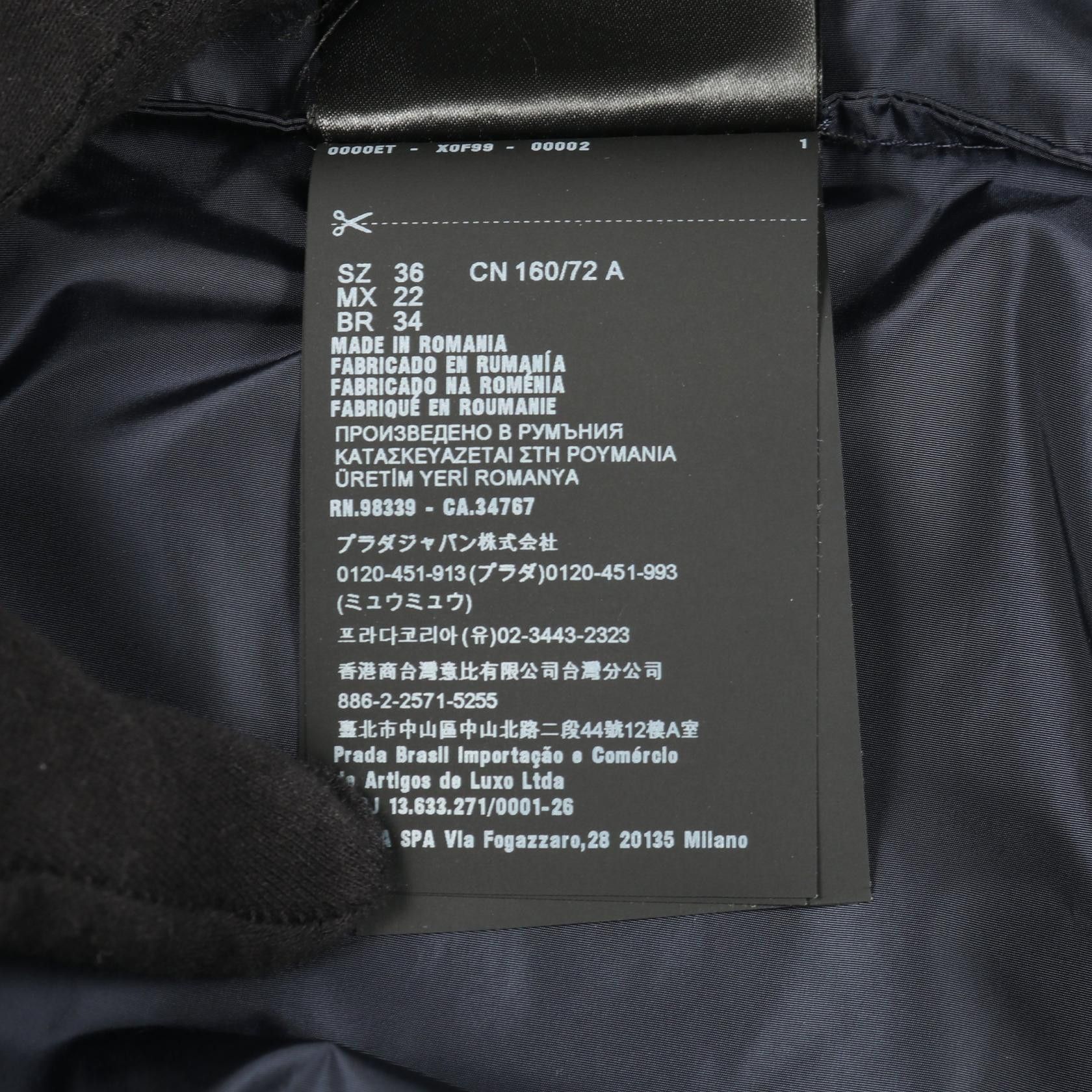 Prada Prada Prada Re-Nylon Rain Jacket Textile Outerwear DUTY FREE for USA Size ONE SIZE - 4 Thumbnail