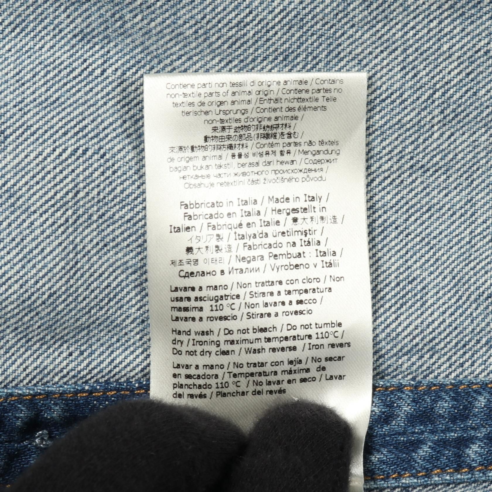 Fendi Fendi Fendi Cotton Denim Jacket Textile Outerwear FW1225AN4W DUTY FREE for USA Size ONE SIZE - 5 Thumbnail