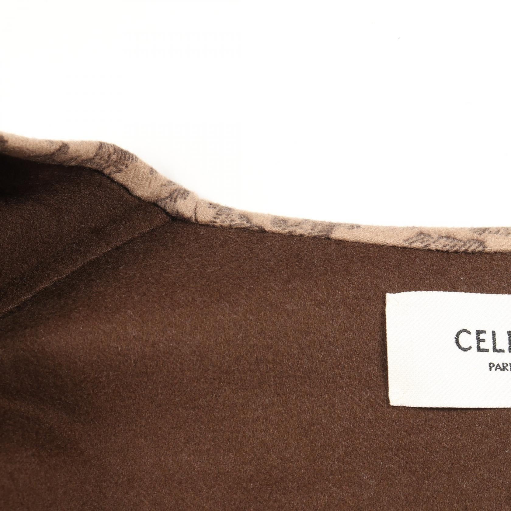 Celine Celine Celine Triomphe Wool Coat Textile Outerwear DUTY FREE for USA Size ONE SIZE - 5 Thumbnail