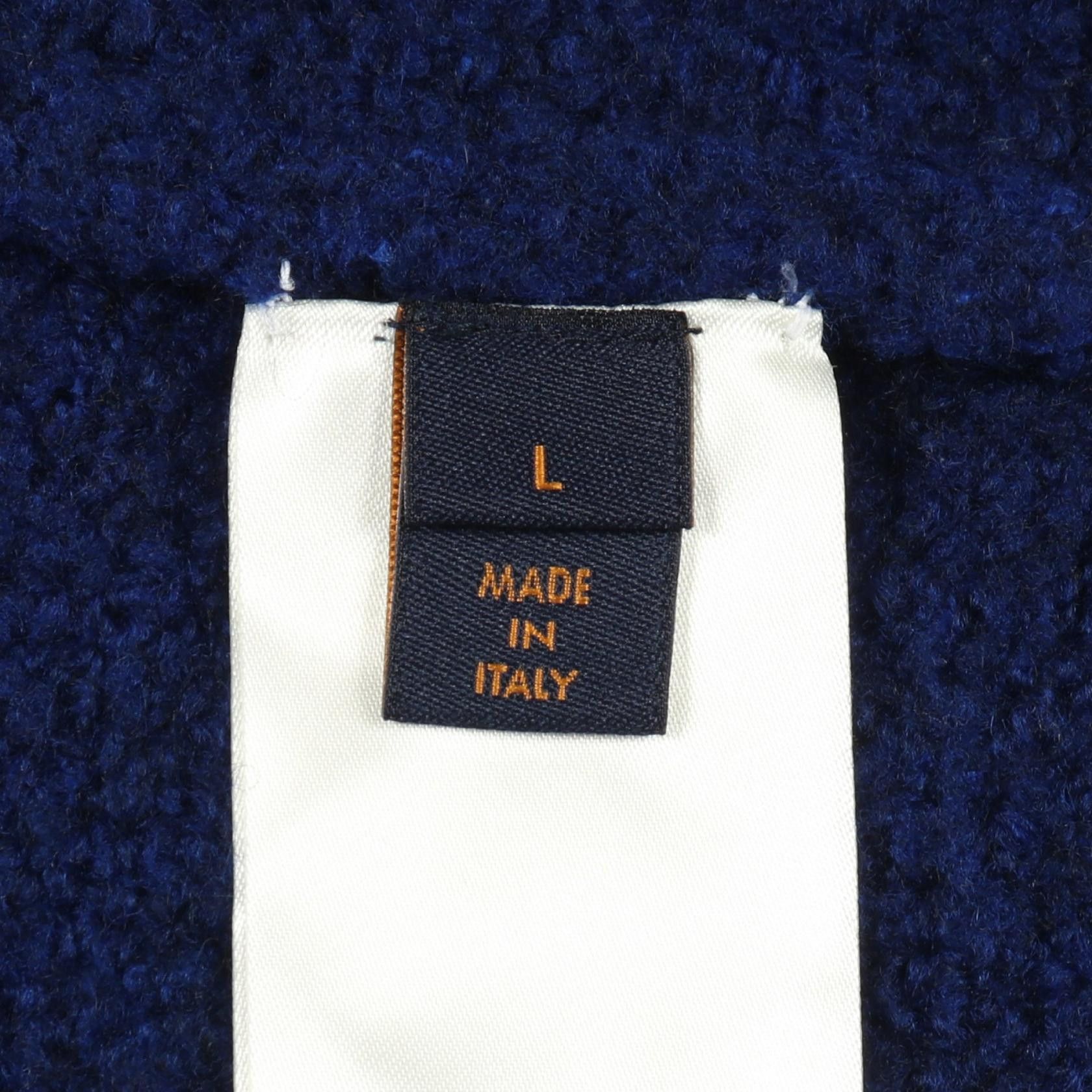Louis Vuitton Louis Vuitton Louis Vuitton LV Intarsia Wool Knitwear Textile Tops RM202M DUTY FREE for USA Size ONE SIZE - 5 Thumbnail