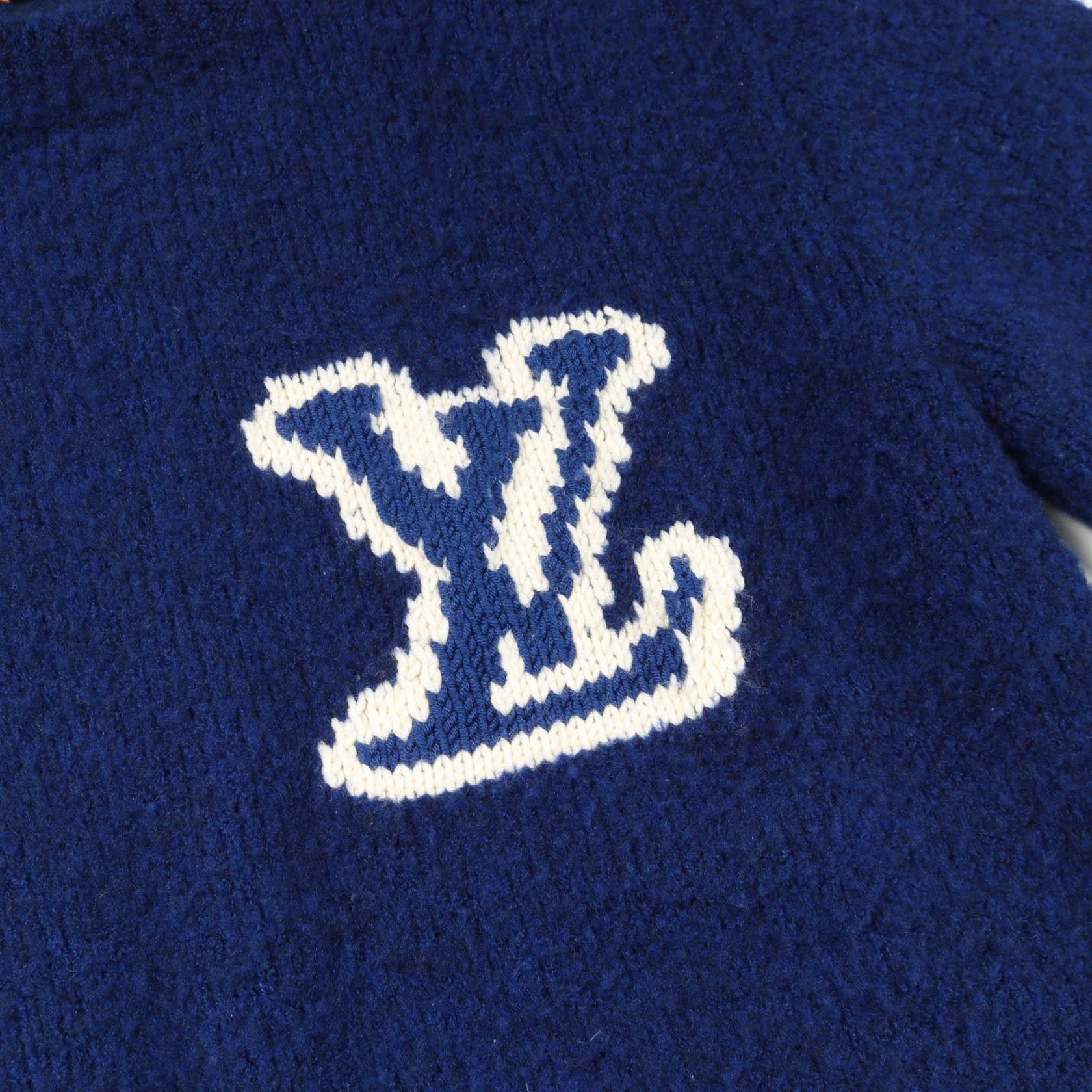 Louis Vuitton Louis Vuitton Louis Vuitton LV Intarsia Wool Knitwear Textile Tops RM202M DUTY FREE for USA Size ONE SIZE - 7 Thumbnail