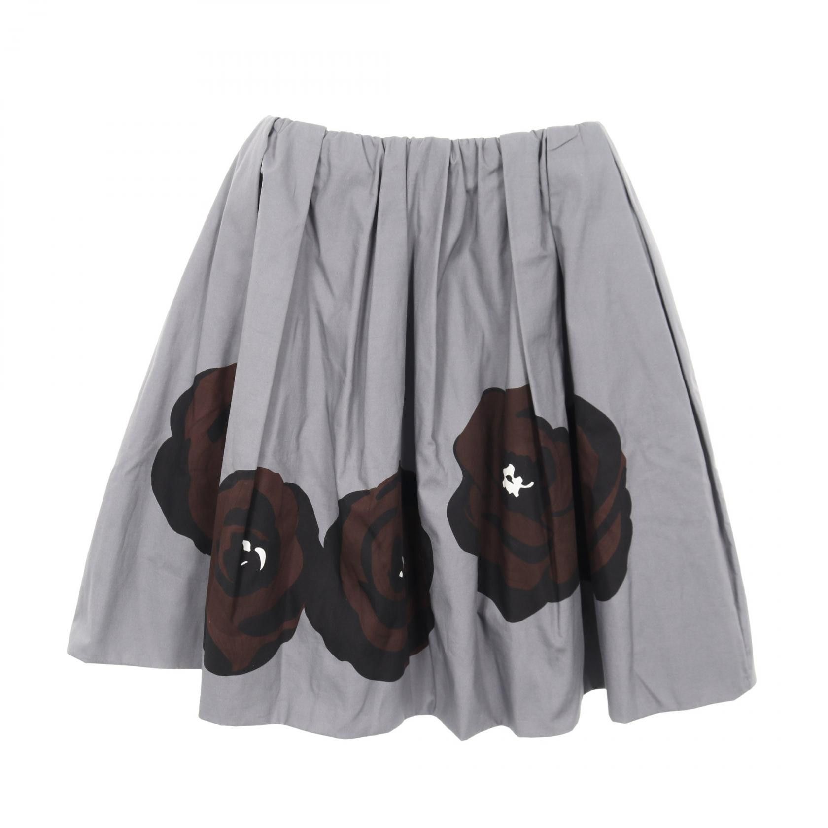 Miu Miu Miu Miu Miu Miu Cotton Skirt Textile Skirts DUTY FREE for USA Size ONE SIZE - 2 Thumbnail