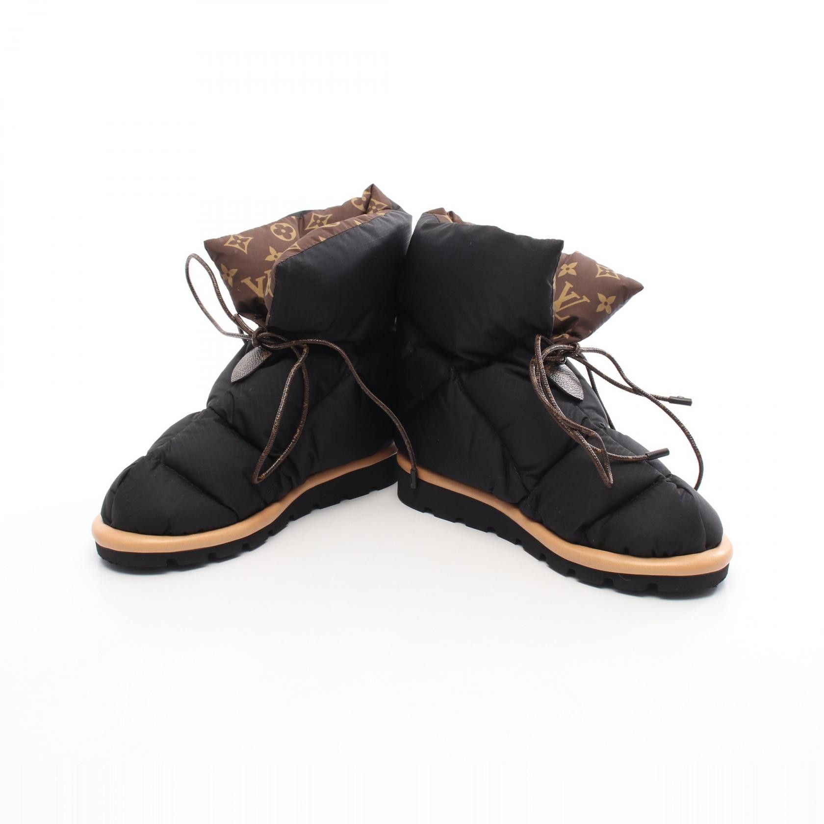 Louis Vuitton Louis Vuitton Louis Vuitton Pillow Line Monogram Boots Textile Shoes 1A8T3D DUTY FREE for USA Size ONE SIZE - 3 Thumbnail