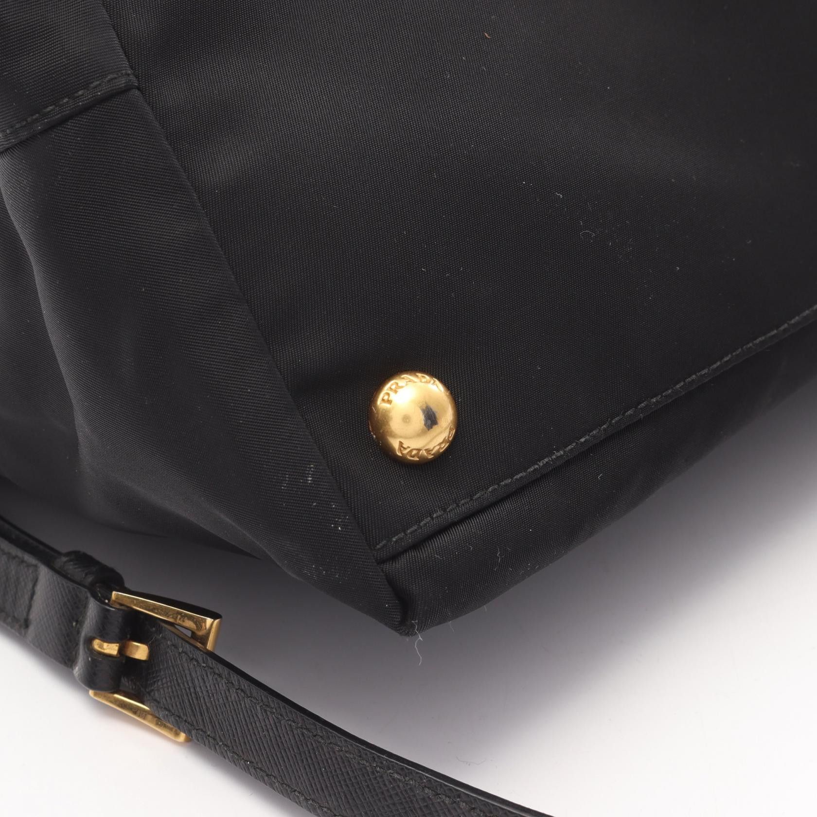Prada Prada Prada Nylon Saffiano Leather Tote Bag Textile Tote Bag DUTY FREE for USA Size ONE SIZE - 7 Thumbnail