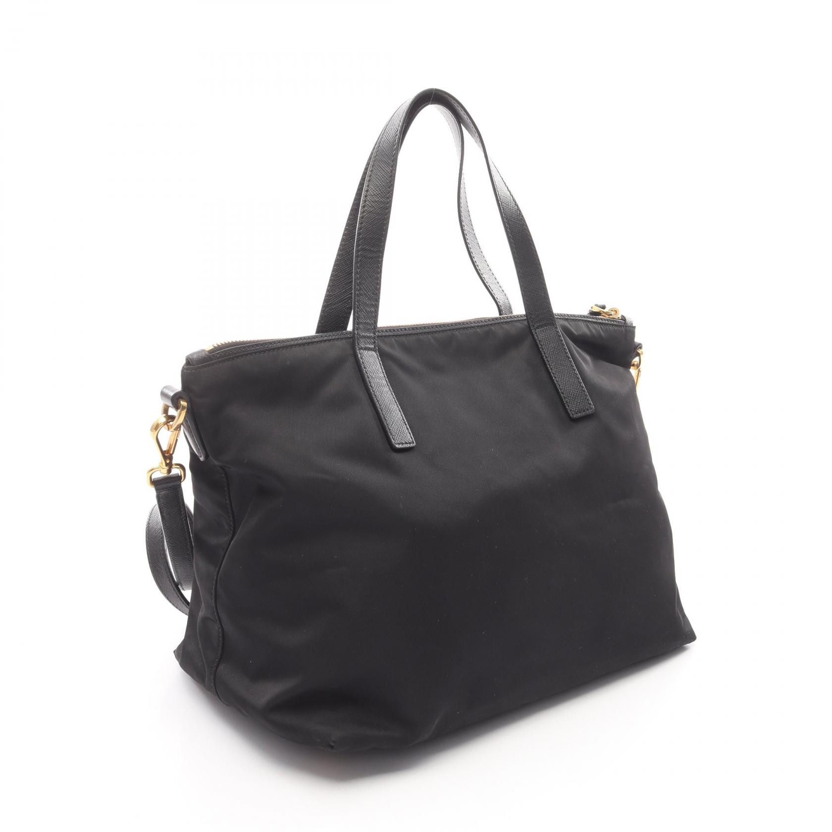 Prada Prada Prada Nylon Saffiano Leather Tote Bag Textile Tote Bag DUTY FREE for USA Size ONE SIZE - 2 Thumbnail