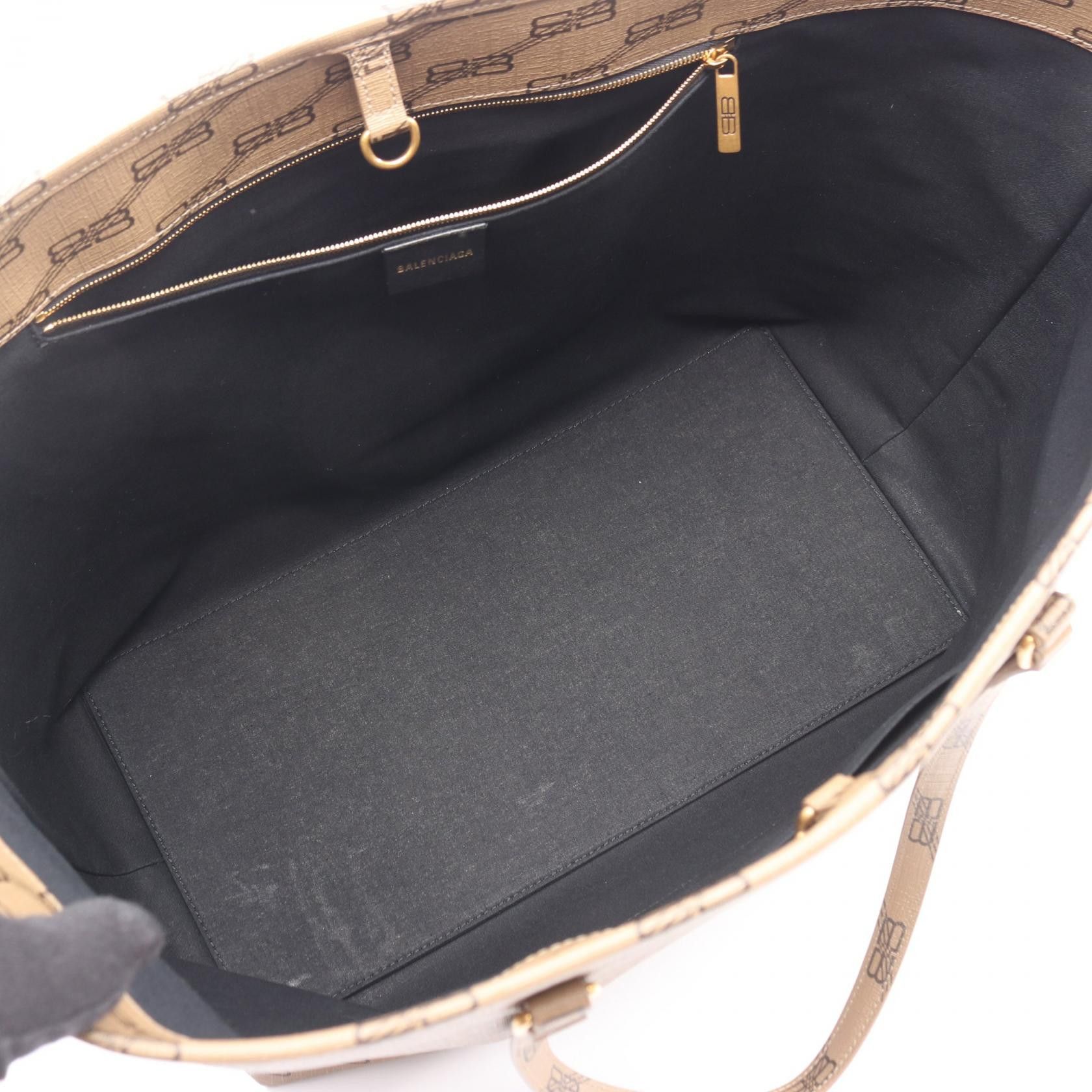 Balenciaga Balenciaga Balenciaga BB Monogram PVC Coated Canvas Tote Bag Plastic / Synthetic Tote Bag 702703 DUTY FREE for USA Size ONE SIZE - 3 Thumbnail