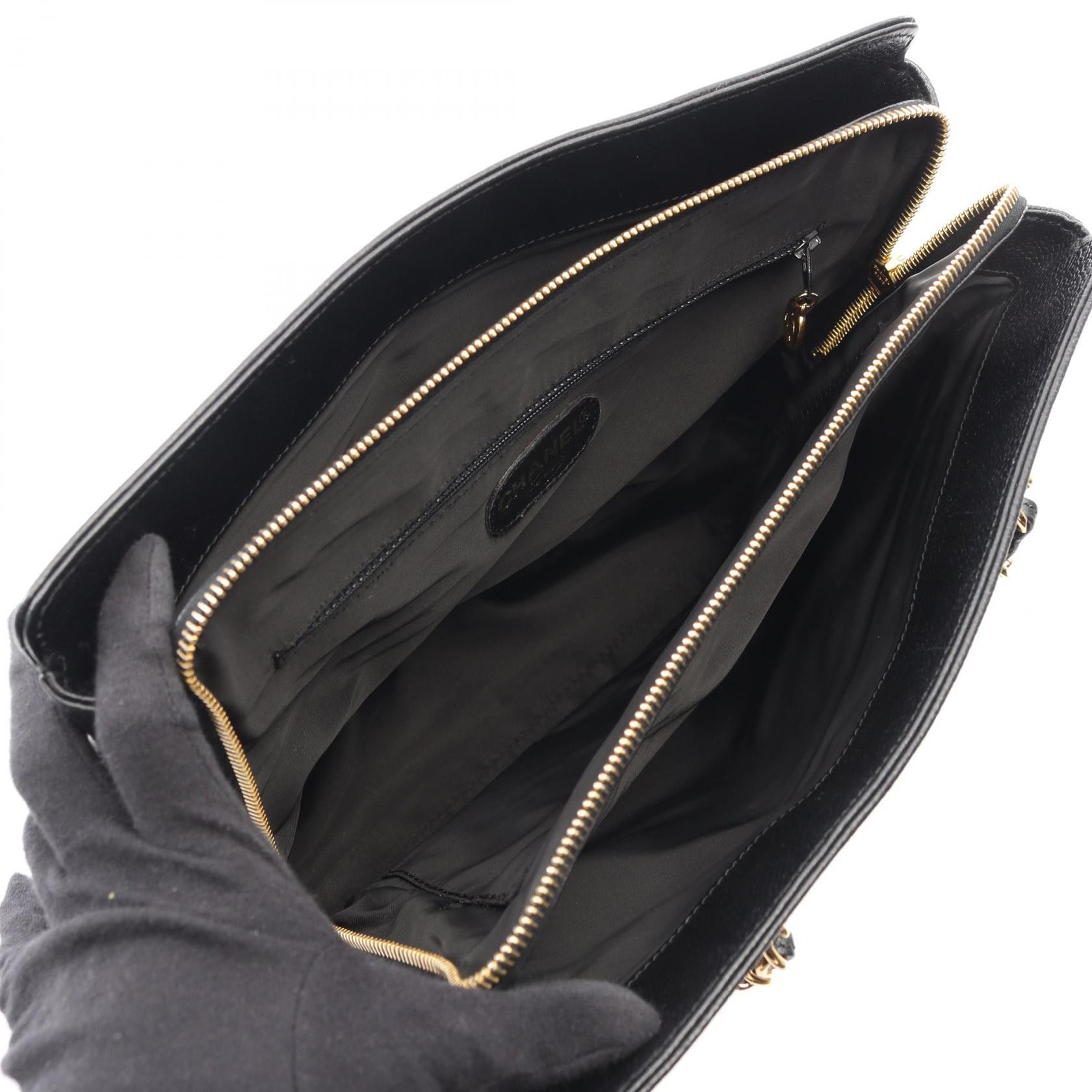 Chanel Chanel Chanel Caviar Skin Handbag Leather Handbag A08913 DUTY FREE for USA Size ONE SIZE - 3 Thumbnail