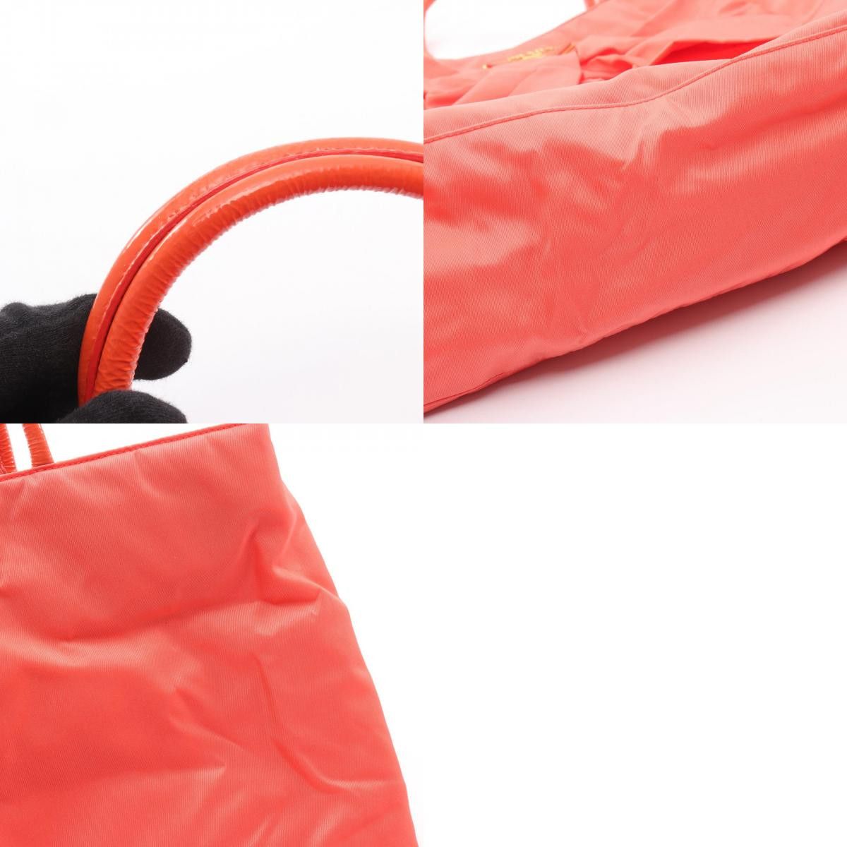 Prada Prada PRADA TESSUTO Nylon Patent Leather Tote Bag Nylon canvas Tote Bag BR3854 DUTY FREE for USA Size ONE SIZE - 10 Thumbnail