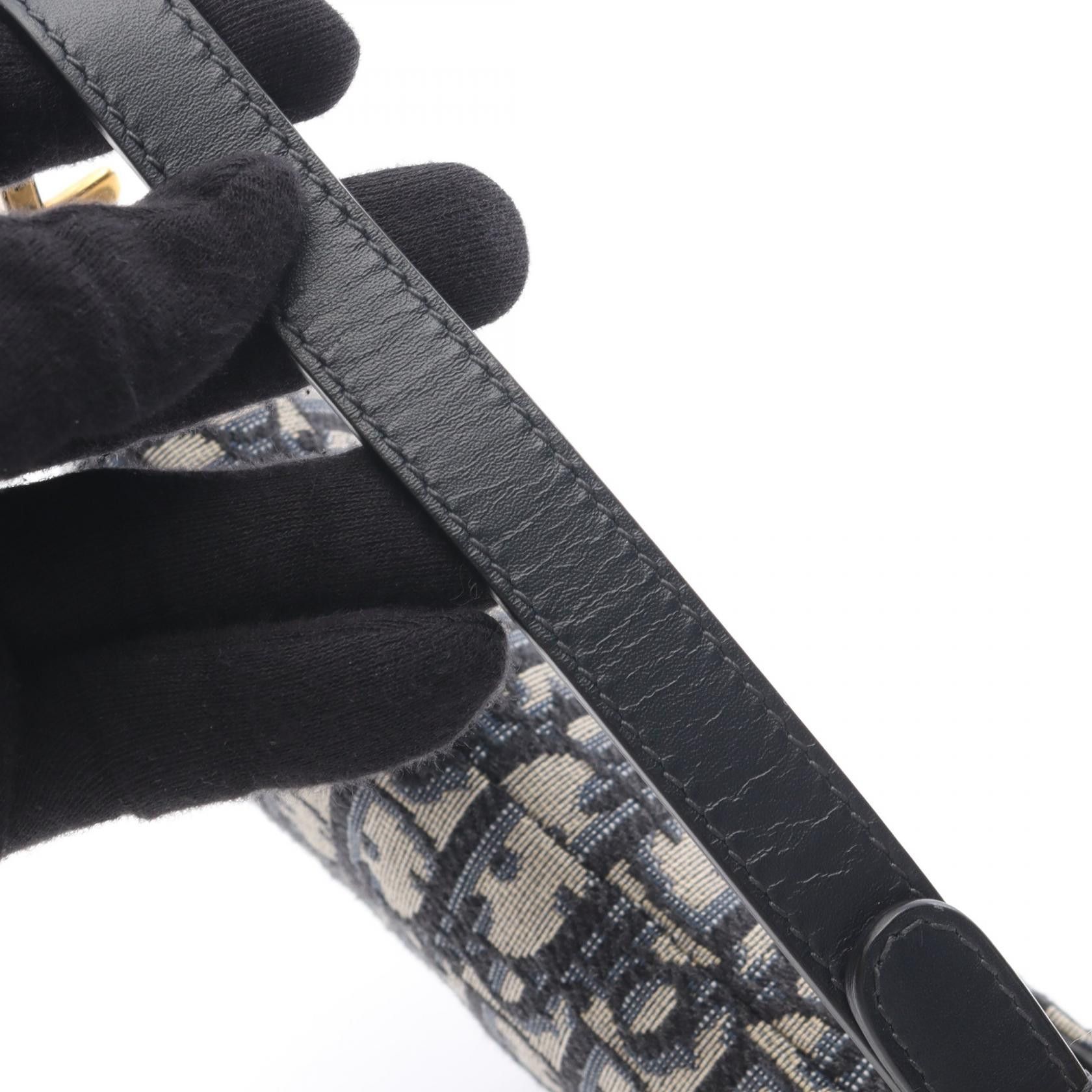 Dior Dior Dior Saddle Bag Oblique Jacquard Leather Handbag Textile Handbag DUTY FREE for USA Size ONE SIZE - 6 Thumbnail