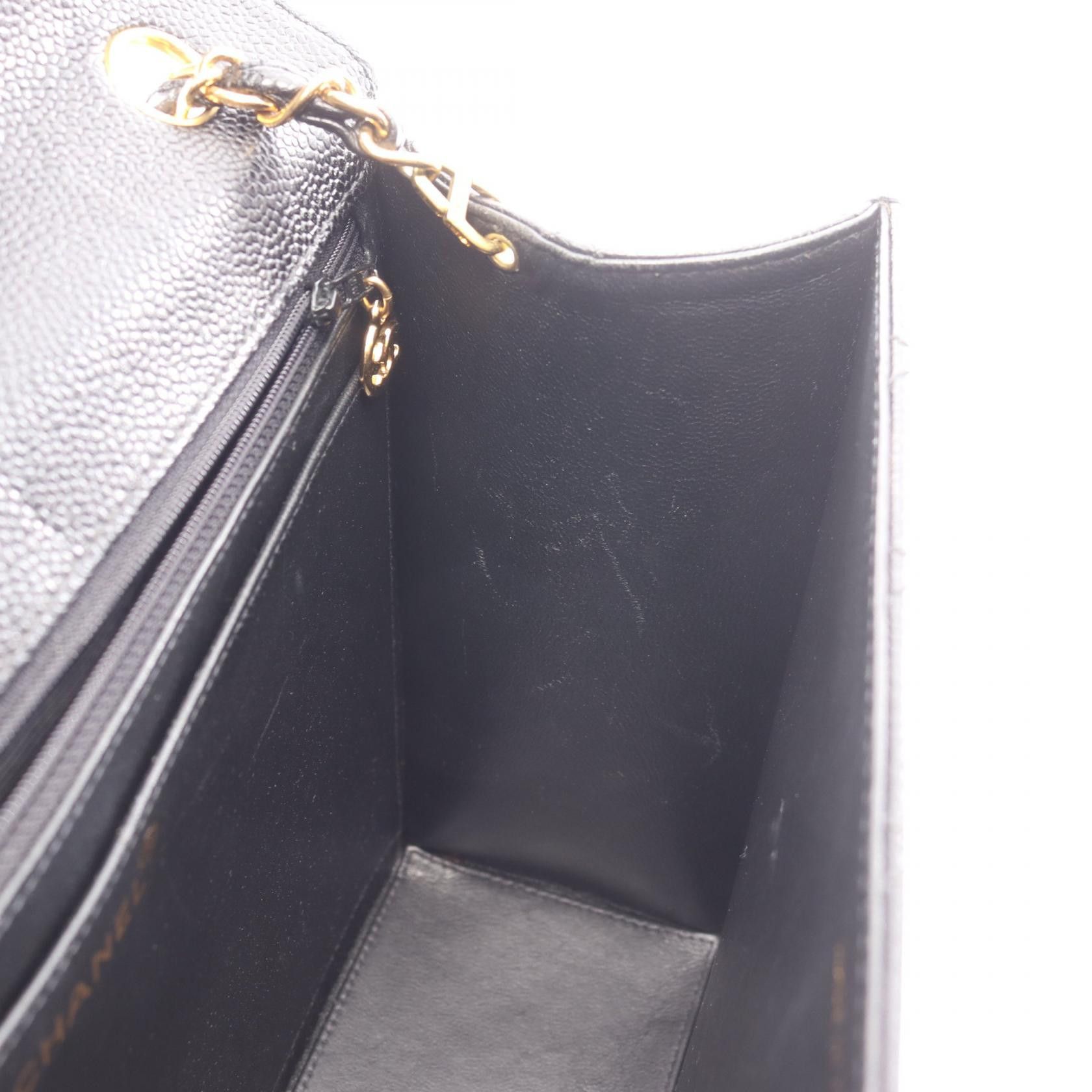 Chanel Chanel CHANEL Matelasse Grained Calf Shoulder Bag Leather Shoulder Bag DUTY FREE for USA Size ONE SIZE - 7 Thumbnail