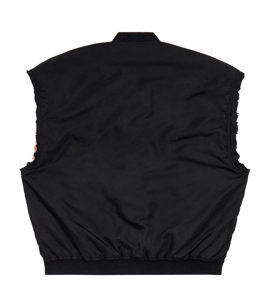 Balenciaga Sleeveless Bomber Jacket Size US M / EU 48-50 / 2 - 2 Thumbnail