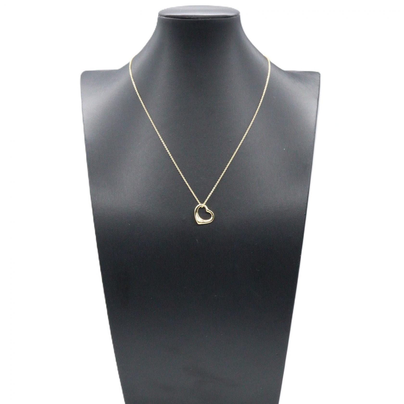 Tiffany & Co. Tiffany & Co. Tiffany＆Co. Open Heart Au750 Necklace Precious Metal Necklace DUTY FREE for USA Size ONE SIZE - 6 Thumbnail