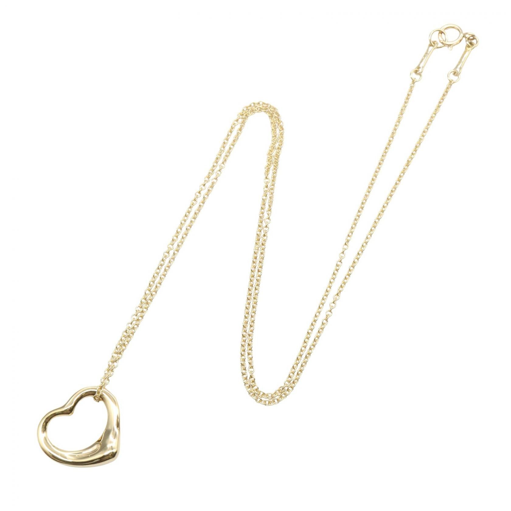 Tiffany & Co. Tiffany & Co. Tiffany＆Co. Open Heart Au750 Necklace Precious Metal Necklace DUTY FREE for USA Size ONE SIZE - 2 Thumbnail
