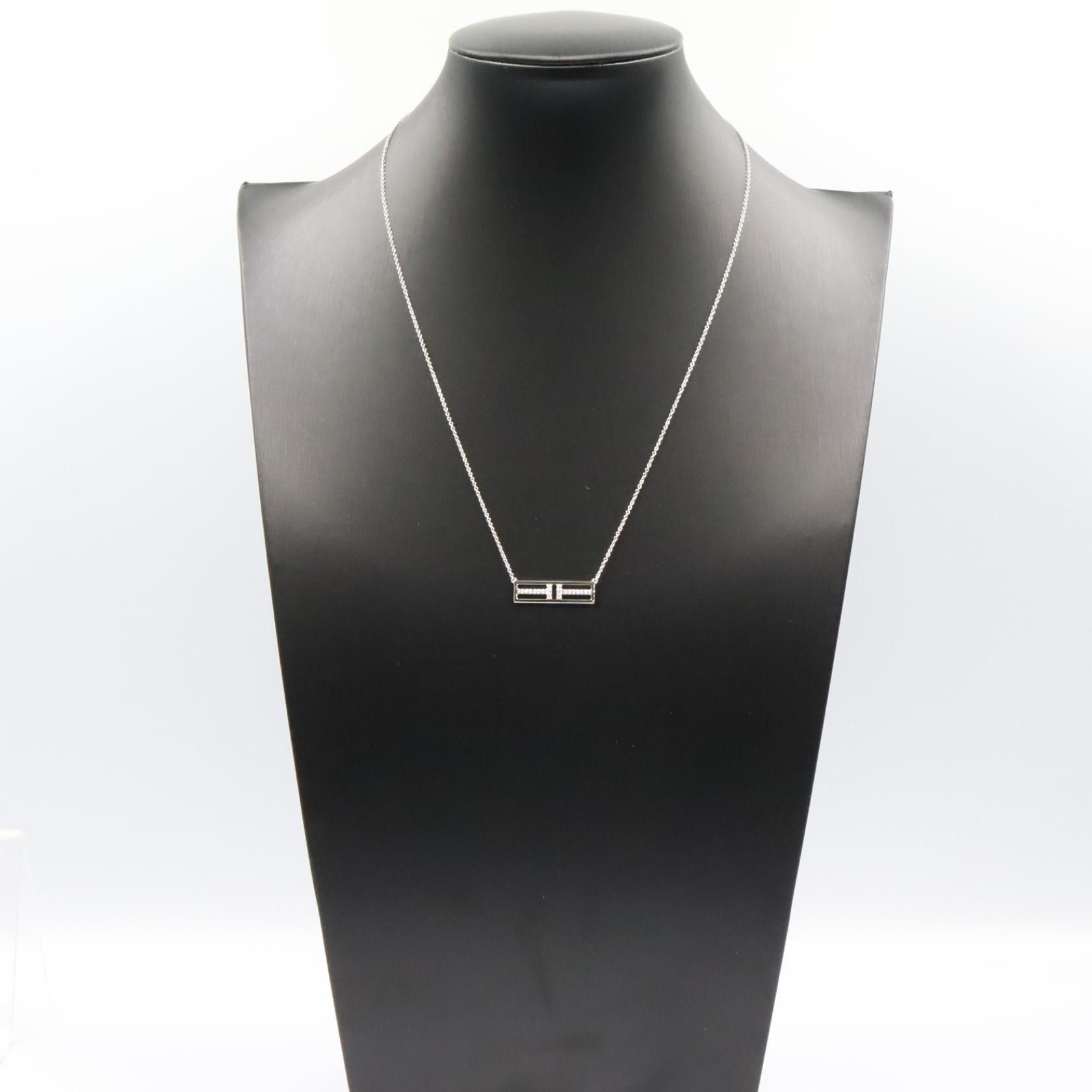 Tiffany & Co. Tiffany & Co. TIFFANY & CO. T Two Open Horizontal Au750 Diamond Necklace Precious Metal Necklace DUTY FREE for USA Size ONE SIZE - 8 Thumbnail
