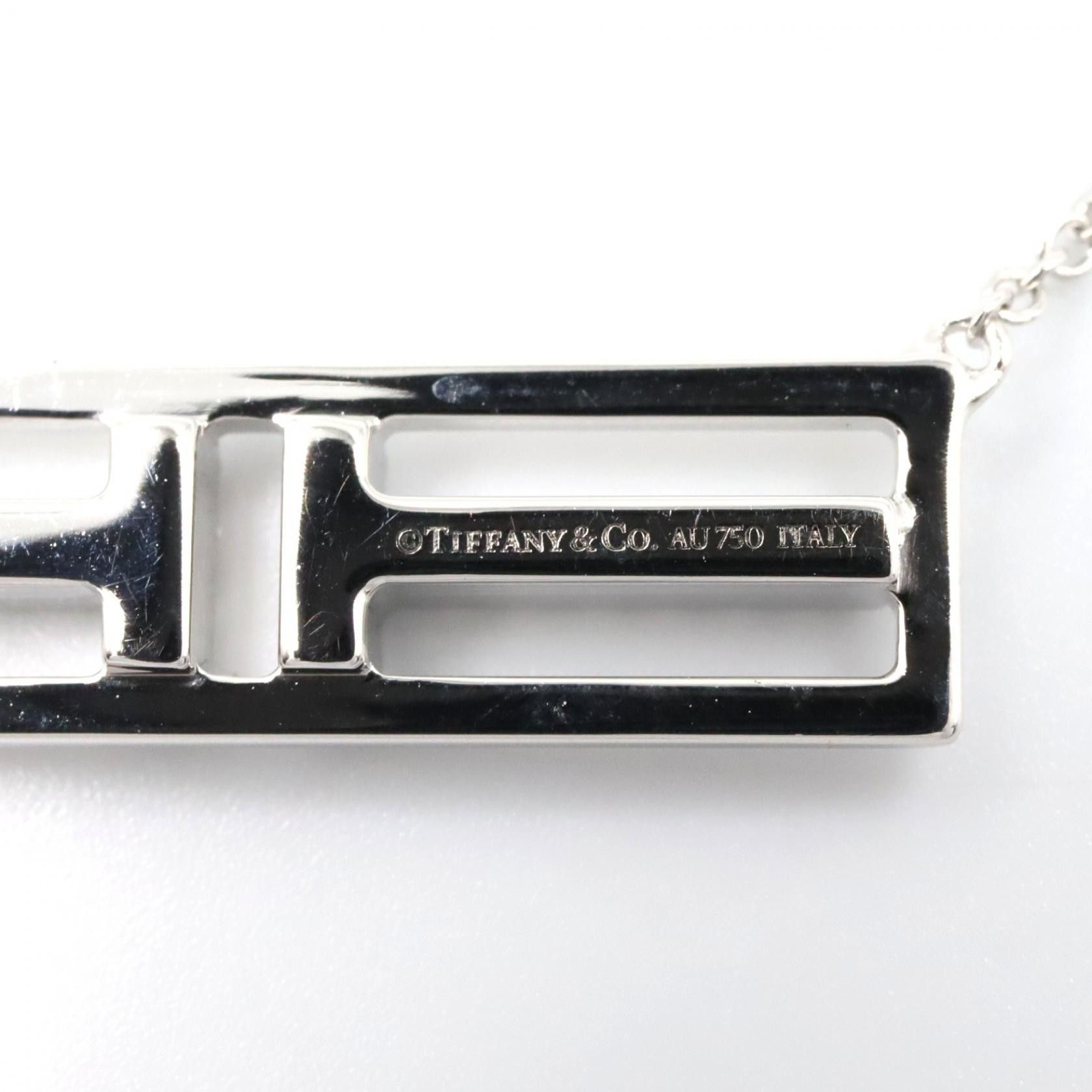 Tiffany & Co. Tiffany & Co. TIFFANY & CO. T Two Open Horizontal Au750 Diamond Necklace Precious Metal Necklace DUTY FREE for USA Size ONE SIZE - 3 Thumbnail