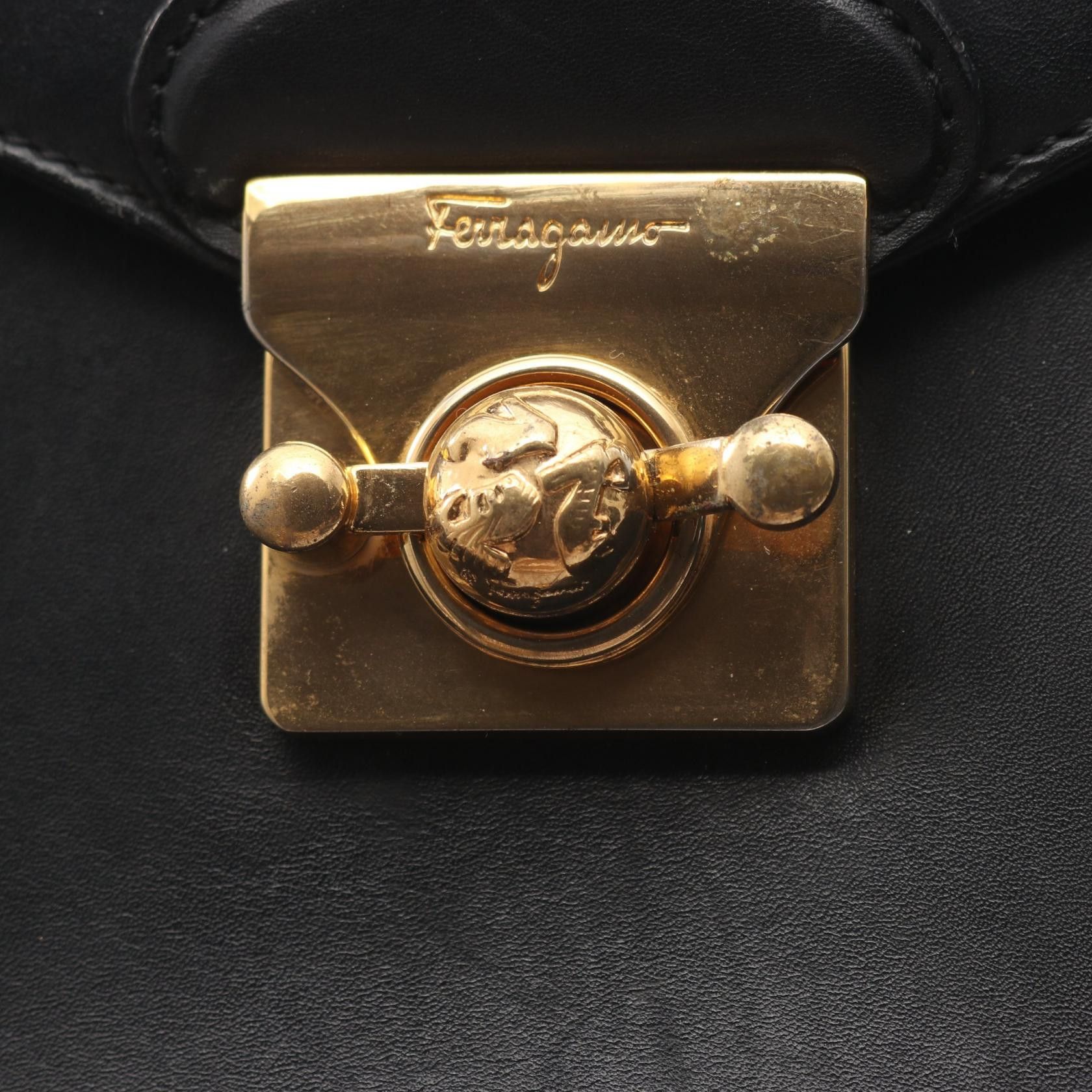 Salvatore Ferragamo Salvatore Ferragamo Salvatore Ferragamo Leather Handbag Leather Handbag 211668 DUTY FREE for USA Size ONE SIZE - 5 Thumbnail
