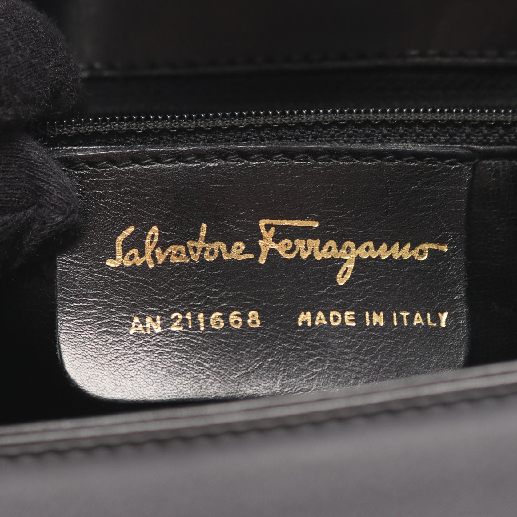 Salvatore Ferragamo Salvatore Ferragamo Salvatore Ferragamo Leather Handbag Leather Handbag 211668 DUTY FREE for USA Size ONE SIZE - 4 Thumbnail