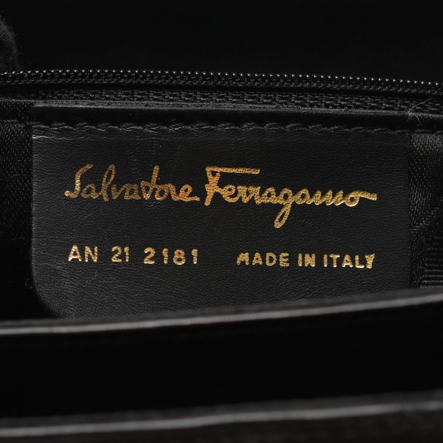 Salvatore Ferragamo Salvatore Ferragamo Salvatore Ferragamo Gancini Leather Handbag Leather Handbag DUTY FREE for USA Size ONE SIZE - 4 Thumbnail