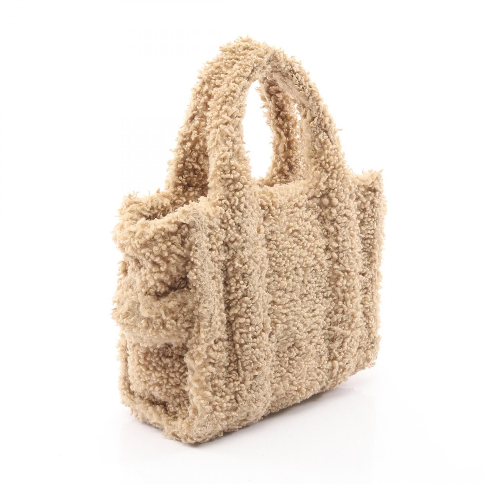 Marc Jacobs Marc Jacobs MARC JACOBS The Teddy Mini Faux Shearling Tote bag Plastic / Synthetic Tote Bag DUTY FREE for USA Size ONE SIZE - 2 Thumbnail