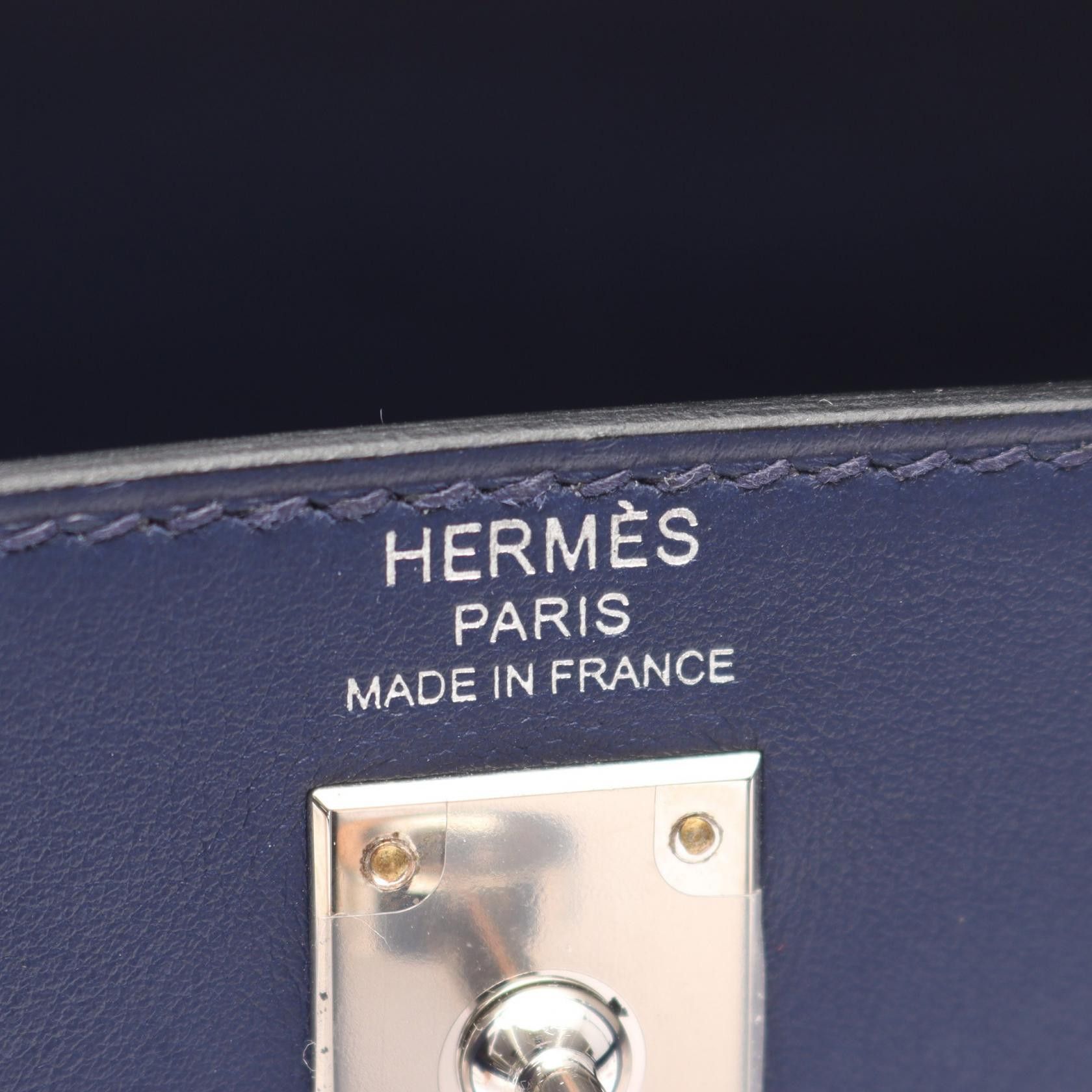 Hermes Hermes Hermes Kelly Padded25 Swift Leather Leather Handbag Stamp Z (2021) DUTY FREE for USA Size ONE SIZE - 4 Thumbnail