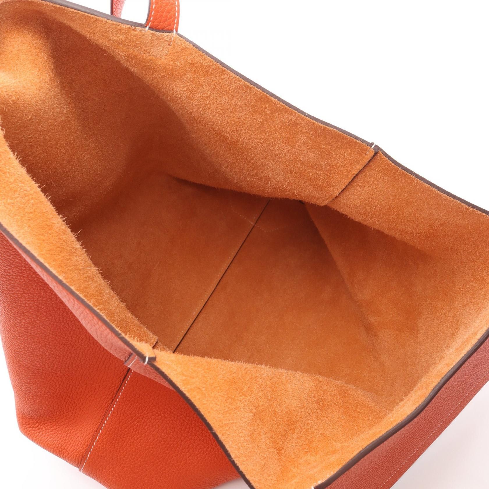 Hermes Hermes Hermes Cabas Elie46 Calfskin Tote Bag Leather Tote Bag Z2021 DUTY FREE for USA Size ONE SIZE - 3 Thumbnail