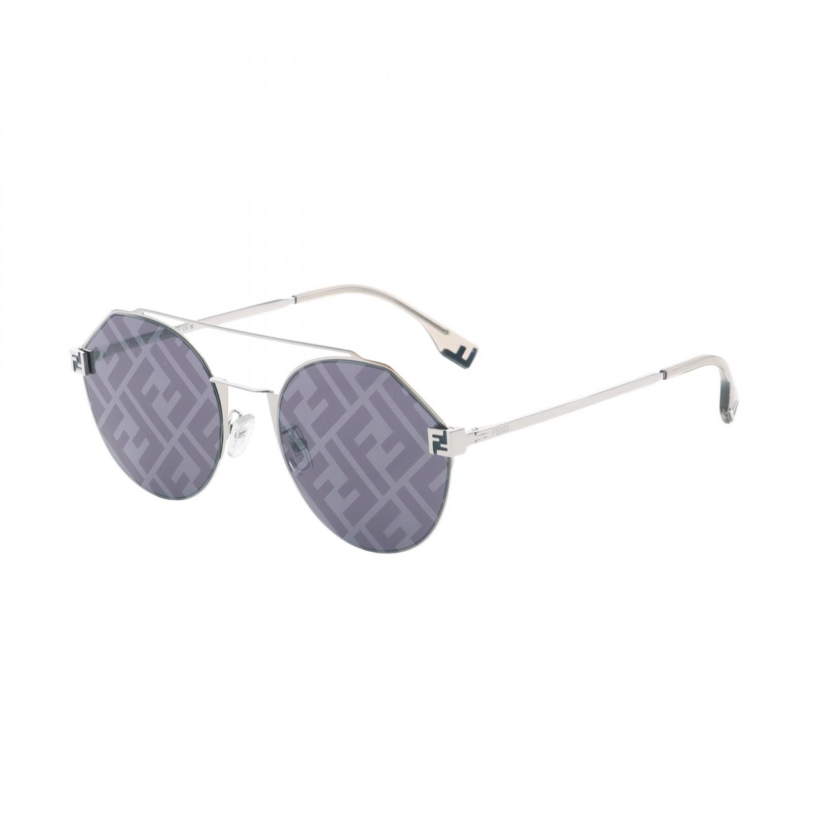 Fendi Fendi Fendi FF Pattern Metal Sunglasses Metal Sunglasses 40060U16X DUTY FREE for USA Size ONE SIZE - 2 Thumbnail