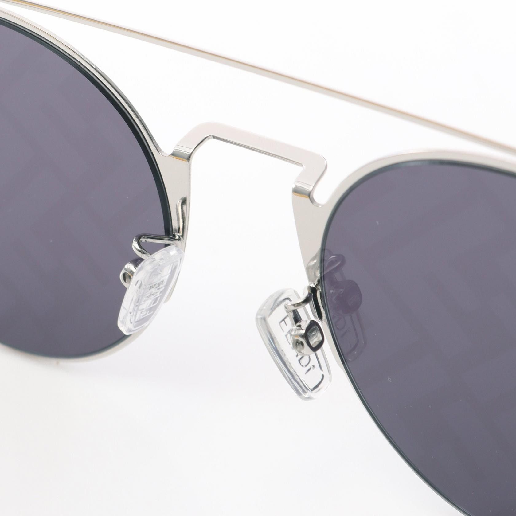 Fendi Fendi Fendi FF Pattern Metal Sunglasses Metal Sunglasses 40060U16X DUTY FREE for USA Size ONE SIZE - 6 Thumbnail