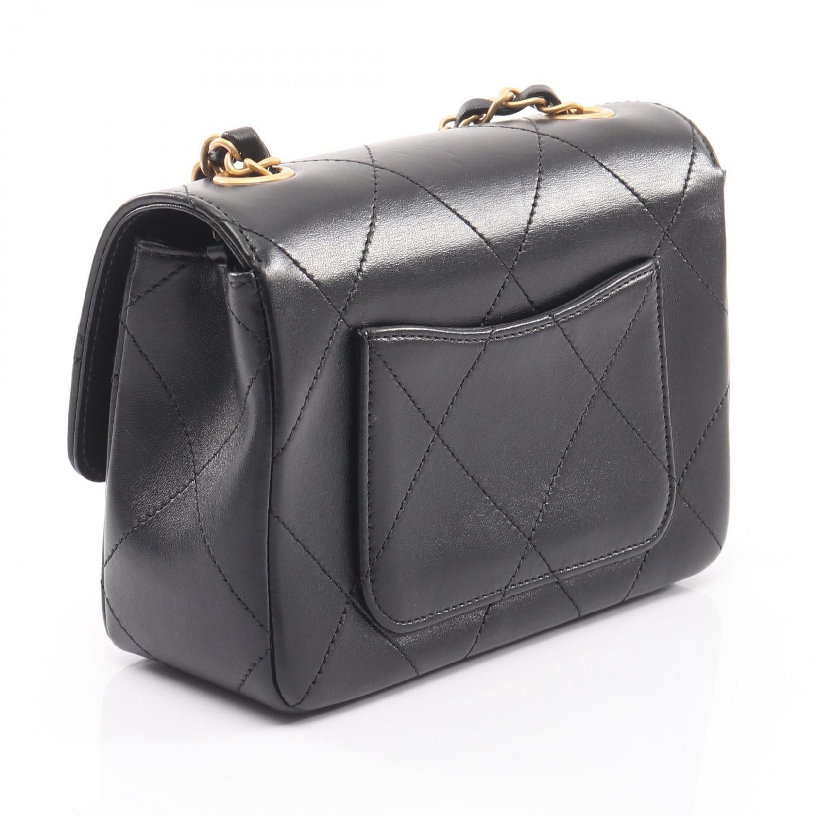 Chanel Chanel CHANEL Matelasse Lambskin Shoulder Bag Leather Shoulder Bag DUTY FREE for USA Size ONE SIZE - 2 Thumbnail