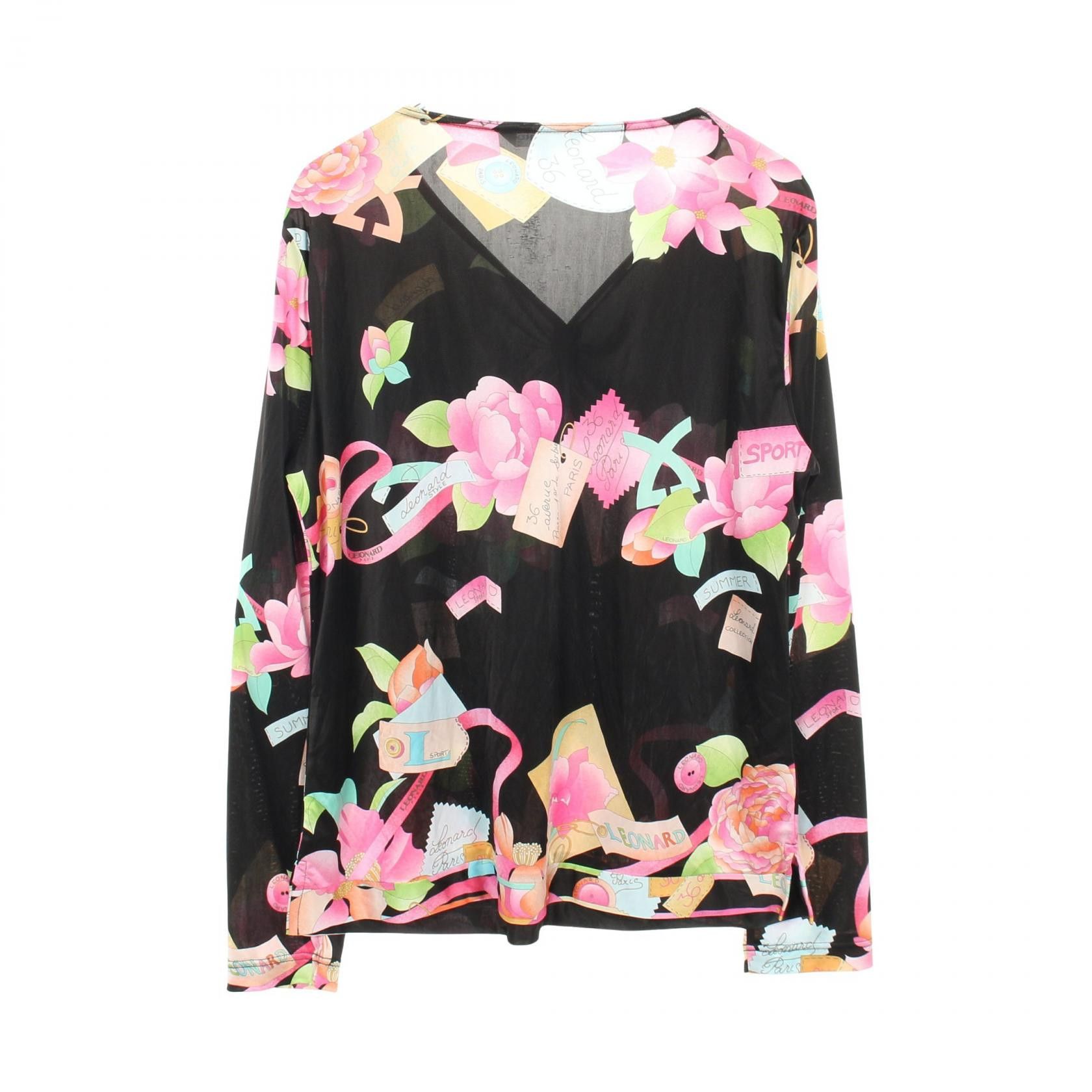 Other Leonard LEONARD SPORT Polyester Top Textile Tops DUTY FREE for USA Size ONE SIZE - 2 Thumbnail