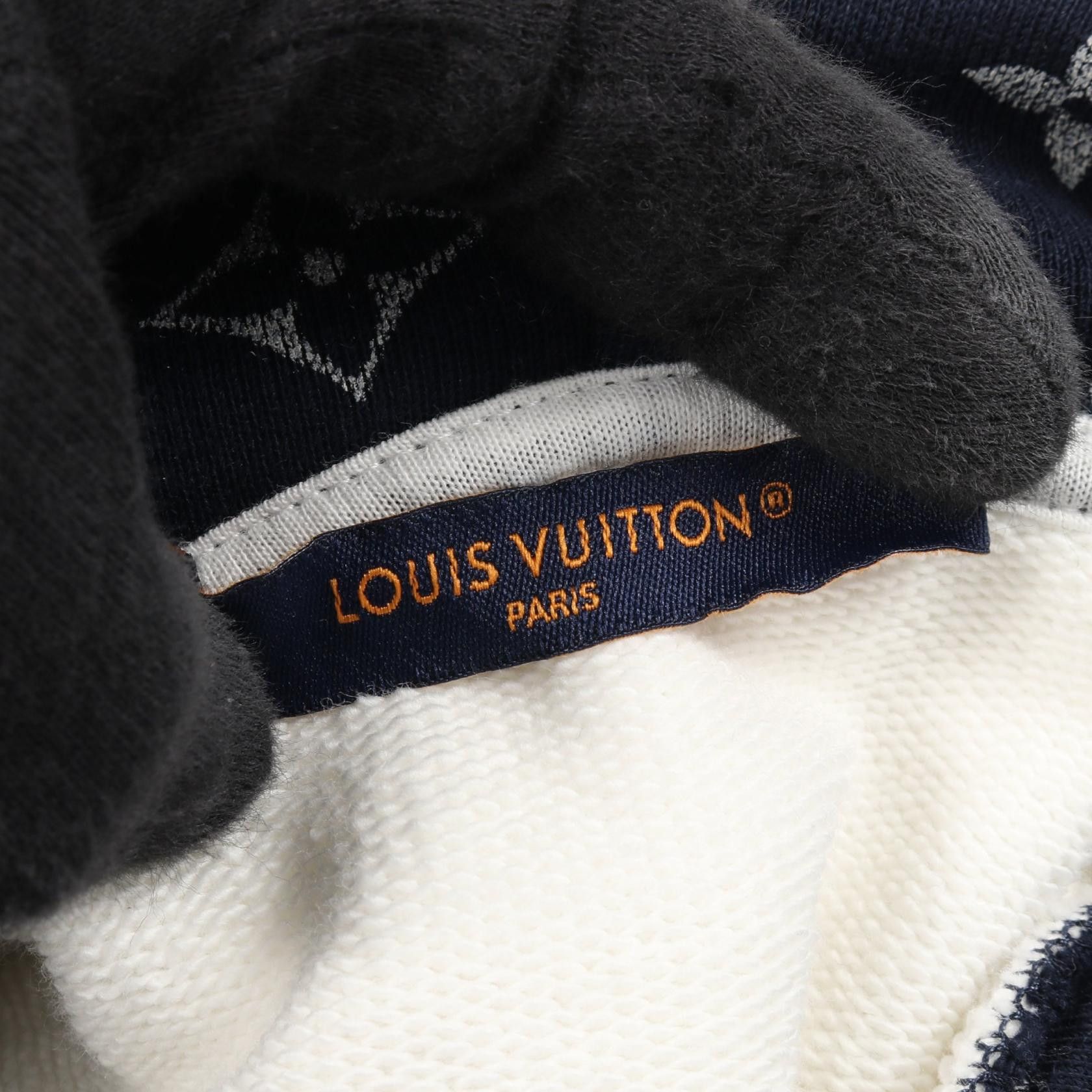 Louis Vuitton Louis Vuitton Louis Vuitton LV Rhinestone Logo Monogram Lining Cotton Hoodie Textile Sweatshirts & Hoodies DUTY FREE for USA Size ONE SIZE - 3 Thumbnail