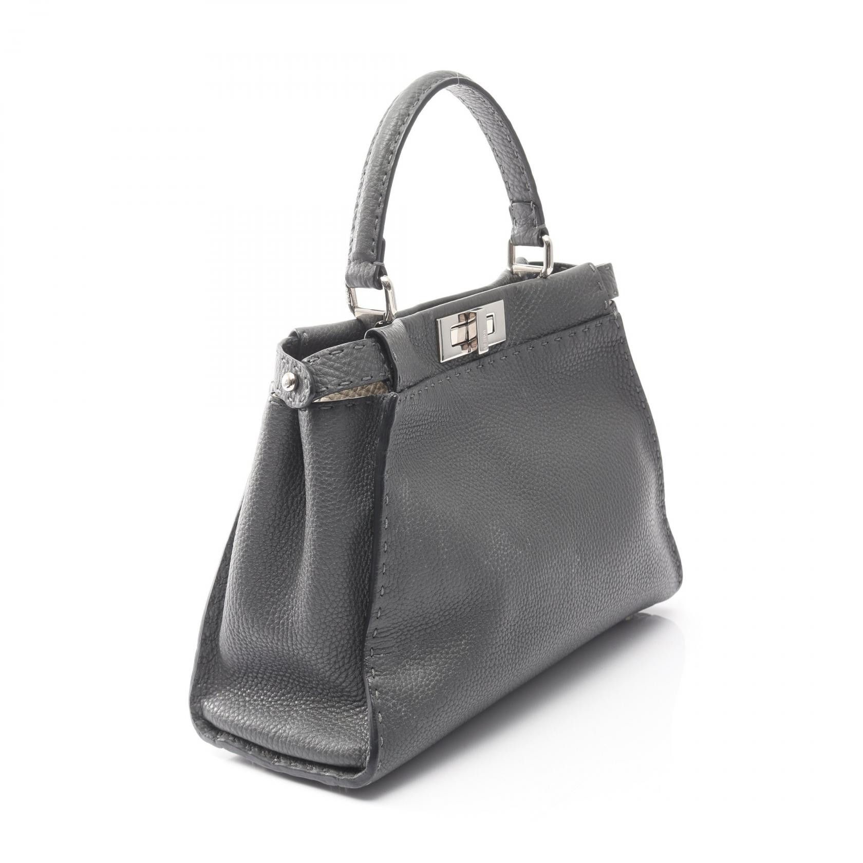 Fendi Fendi Fendi Peekaboo Leather Handbag Leather Handbag DUTY FREE for USA Size ONE SIZE - 2 Thumbnail