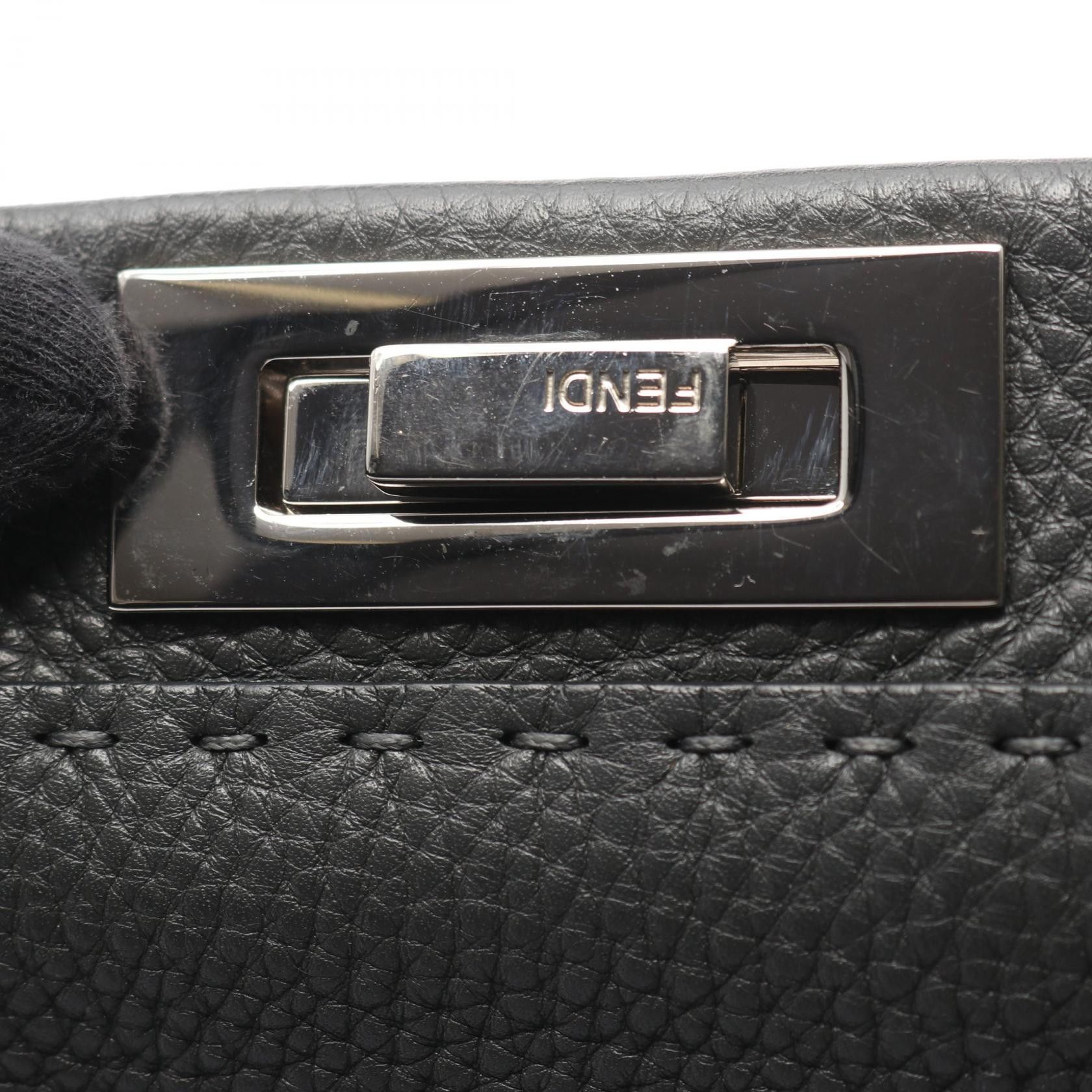 Fendi Fendi Fendi Peekaboo Leather Handbag Leather Handbag DUTY FREE for USA Size ONE SIZE - 9 Thumbnail