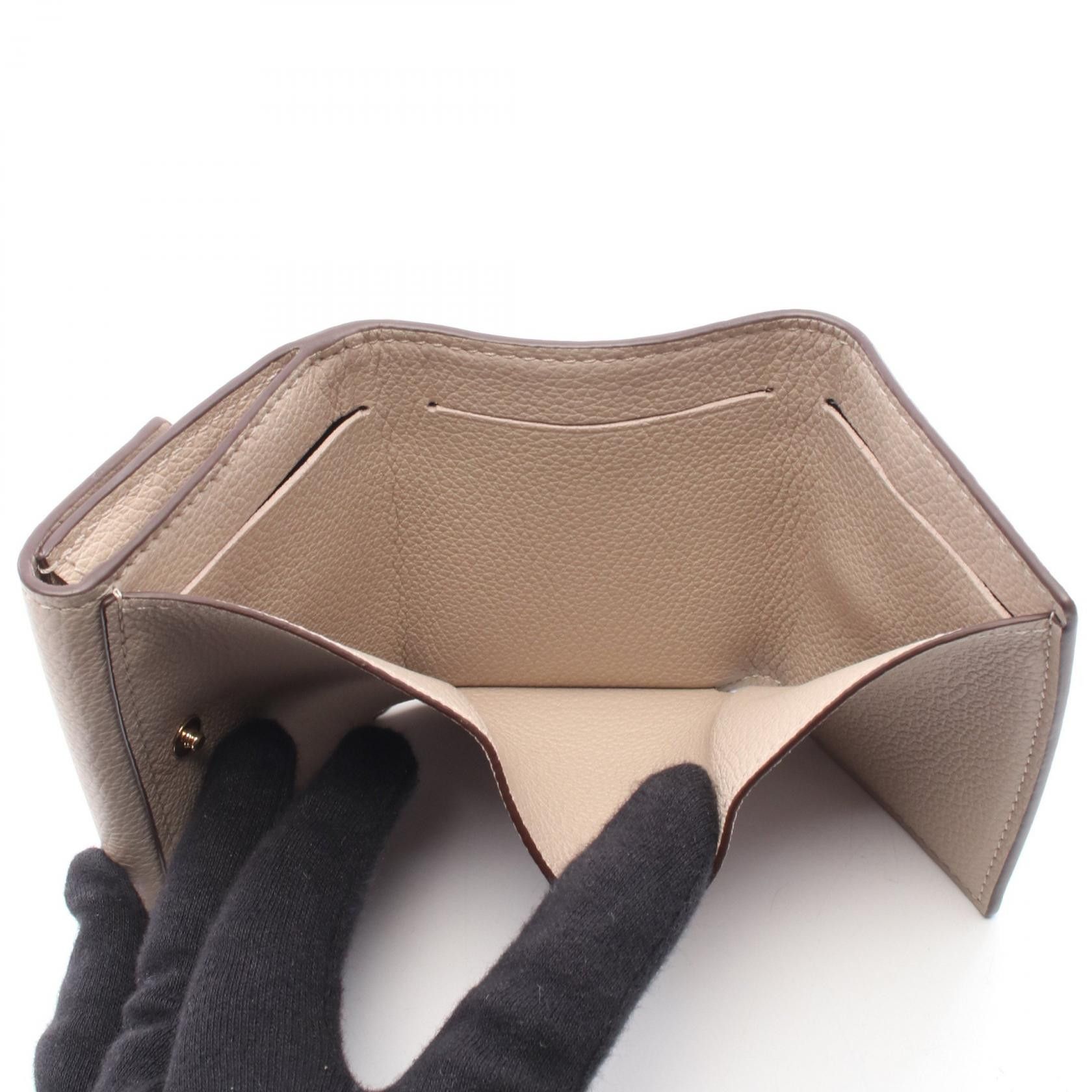 Louis Vuitton Louis Vuitton Louis Vuitton Portefeuille Lockmini Leather Trifold Wallet Leather Short Wallet M69340 DUTY FREE for USA Size ONE SIZE - 6 Thumbnail