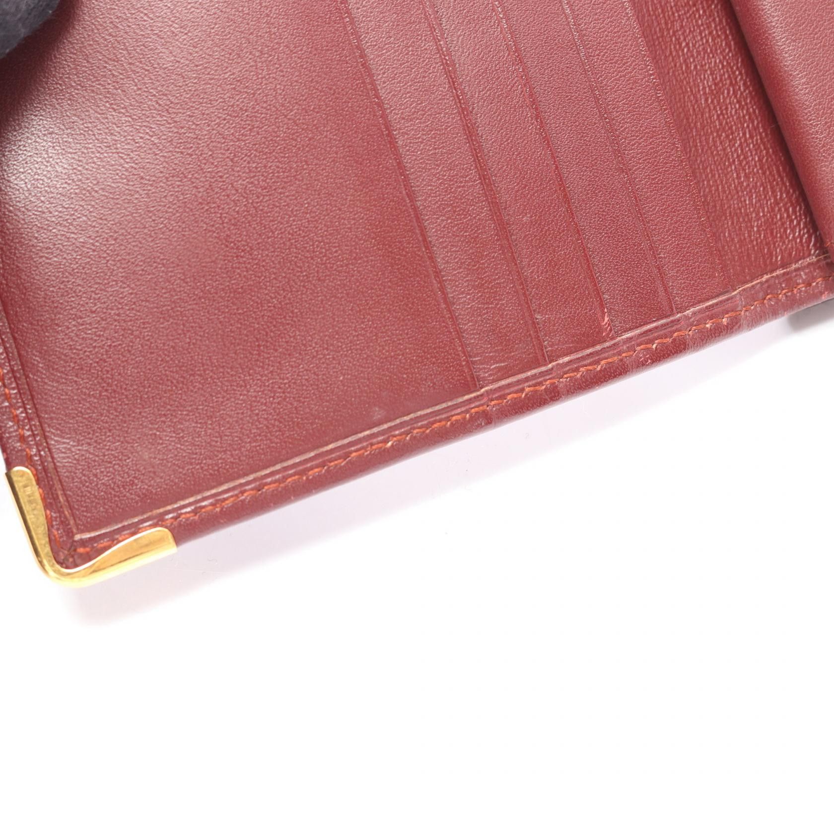 Cartier Cartier Cartier Must Line Leather Wallet Leather Short Wallet DUTY FREE for USA Size ONE SIZE - 9 Thumbnail