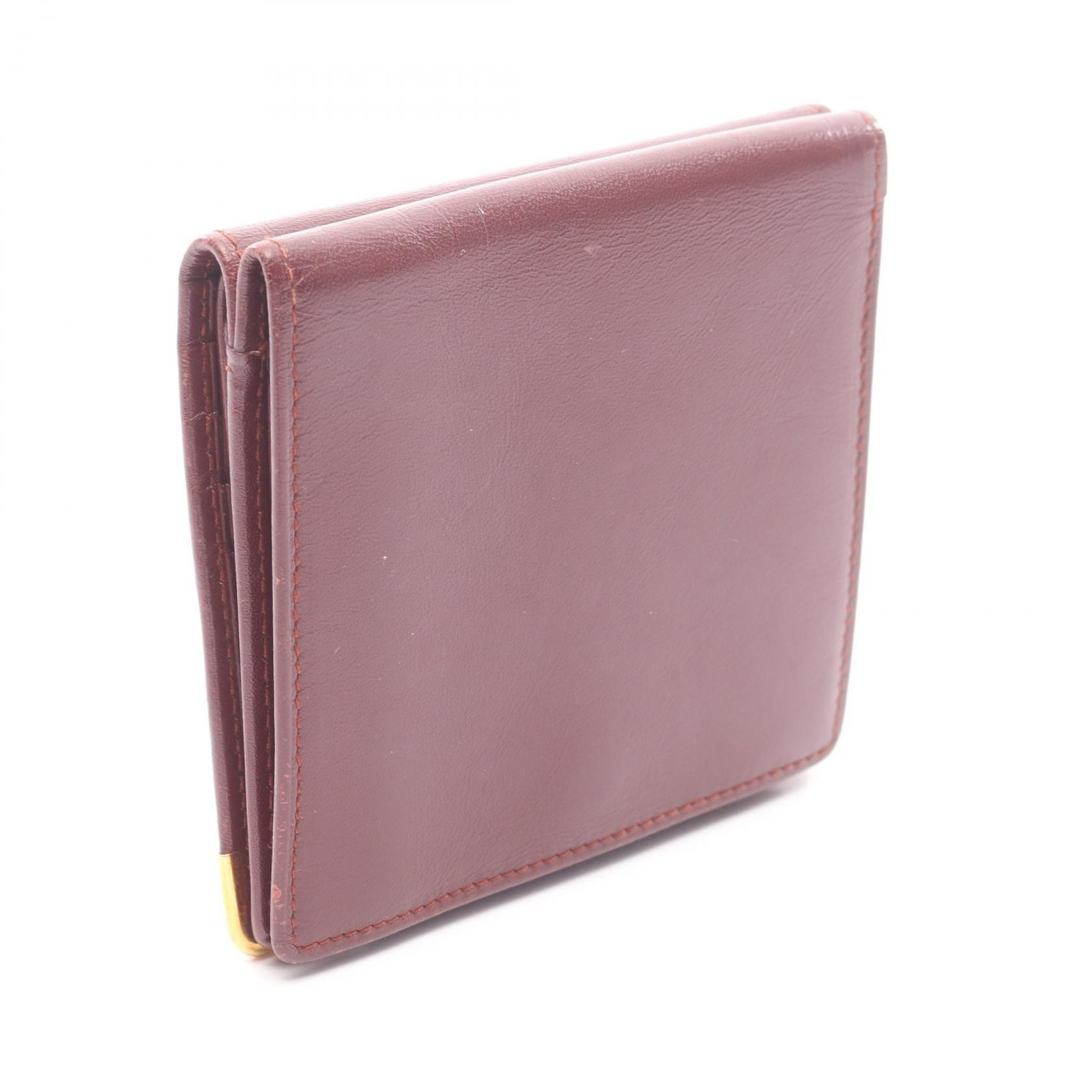Cartier Cartier Cartier Must Line Leather Wallet Leather Short Wallet DUTY FREE for USA Size ONE SIZE - 2 Thumbnail