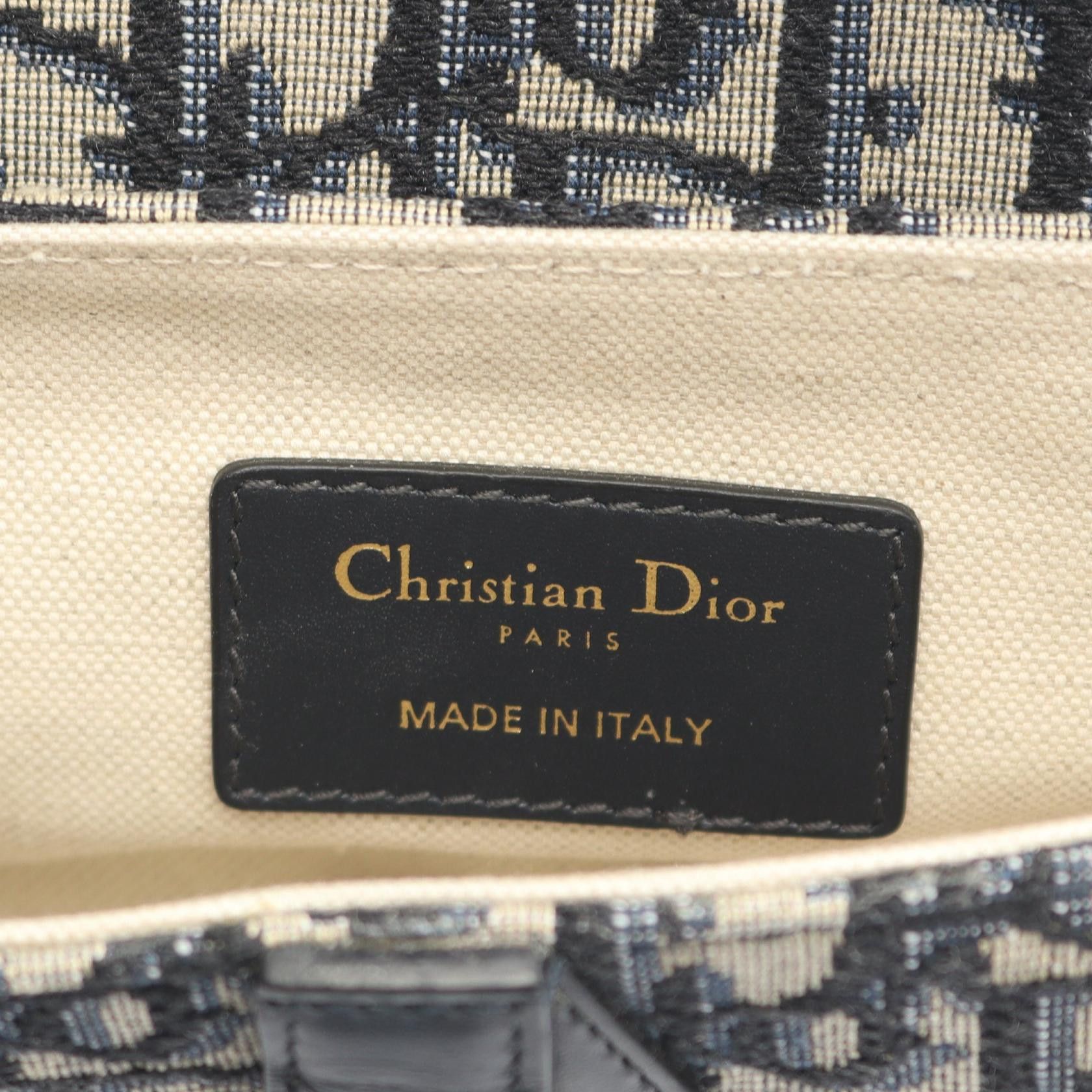 Dior Dior Dior Saddle Bag Oblique Jacquard handbag Textile Handbag DUTY FREE for USA Size ONE SIZE - 4 Thumbnail