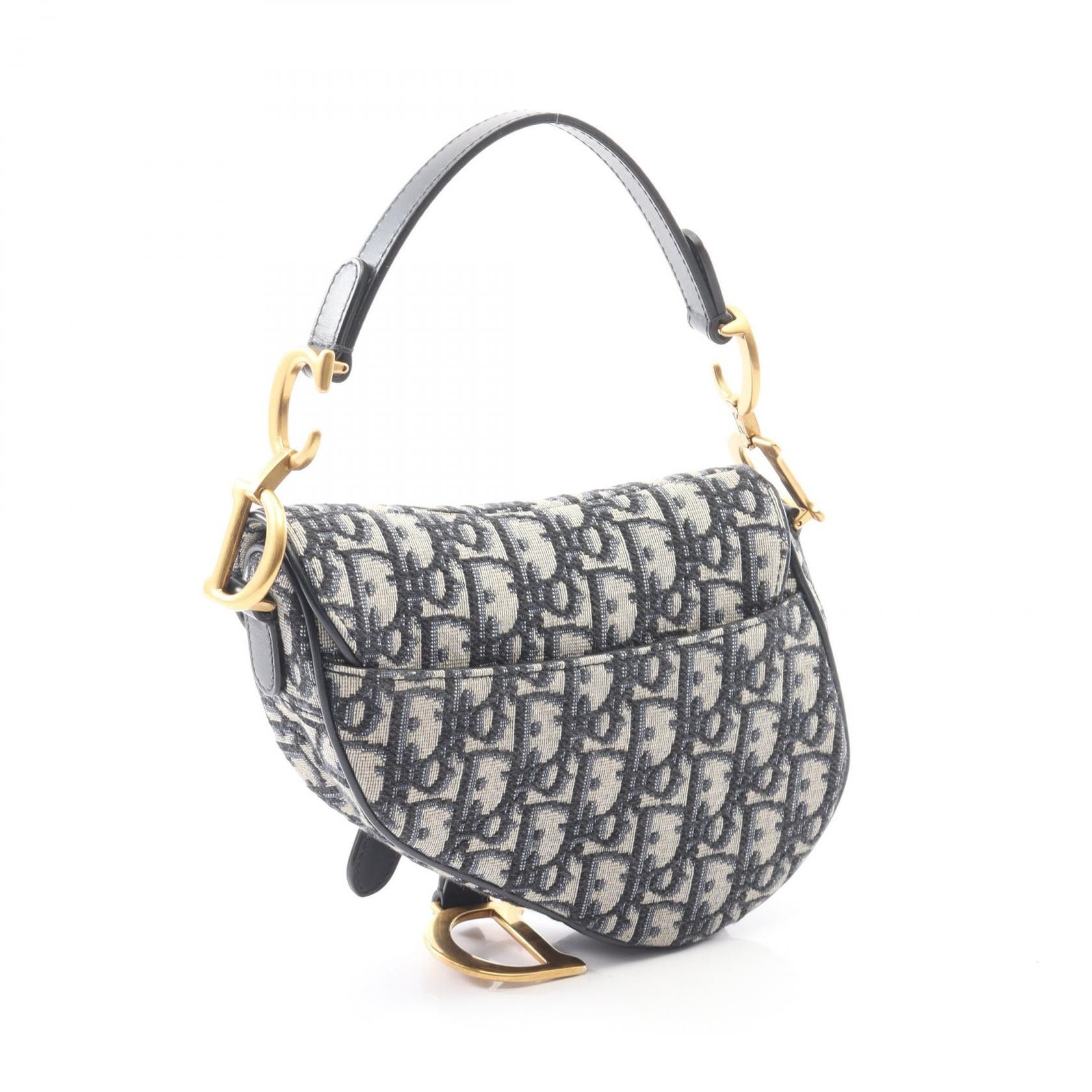 Dior Dior Dior Saddle Bag Oblique Jacquard handbag Textile Handbag DUTY FREE for USA Size ONE SIZE - 2 Thumbnail