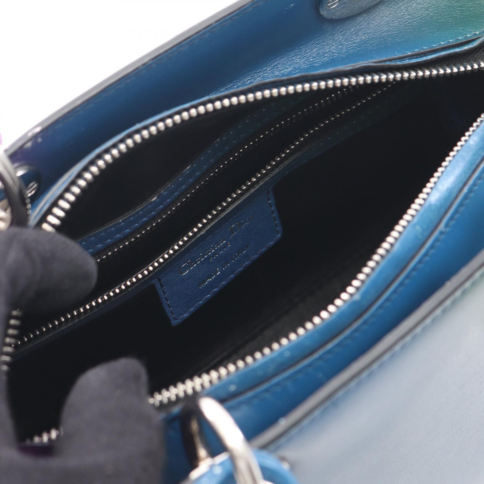 Dior Dior Dior Lady Dior Leather Handbag Leather Handbag DUTY FREE for USA Size ONE SIZE - 3 Thumbnail