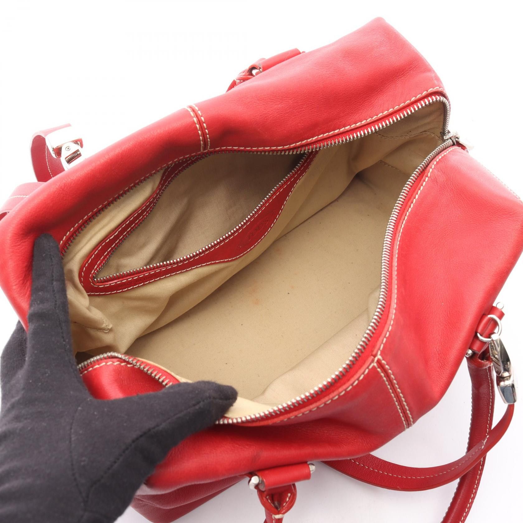 Tod's Tod's TOD'S Leather Tote Bag Leather Tote Bag DUTY FREE for USA Size ONE SIZE - 3 Thumbnail