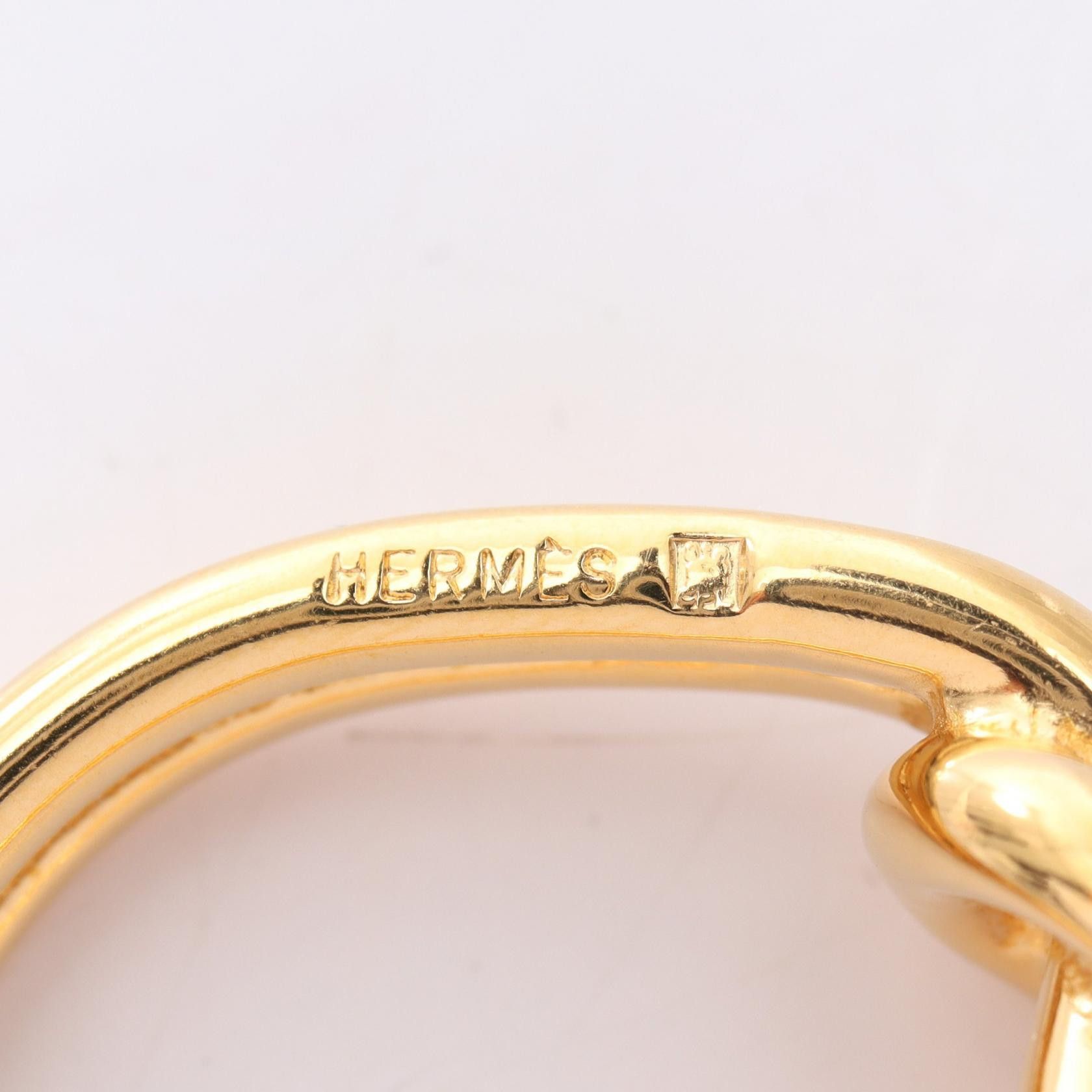 Hermes Hermes Hermes Atame Scarf Ring Accessory Metal Other DUTY FREE for USA Size ONE SIZE - 3 Thumbnail