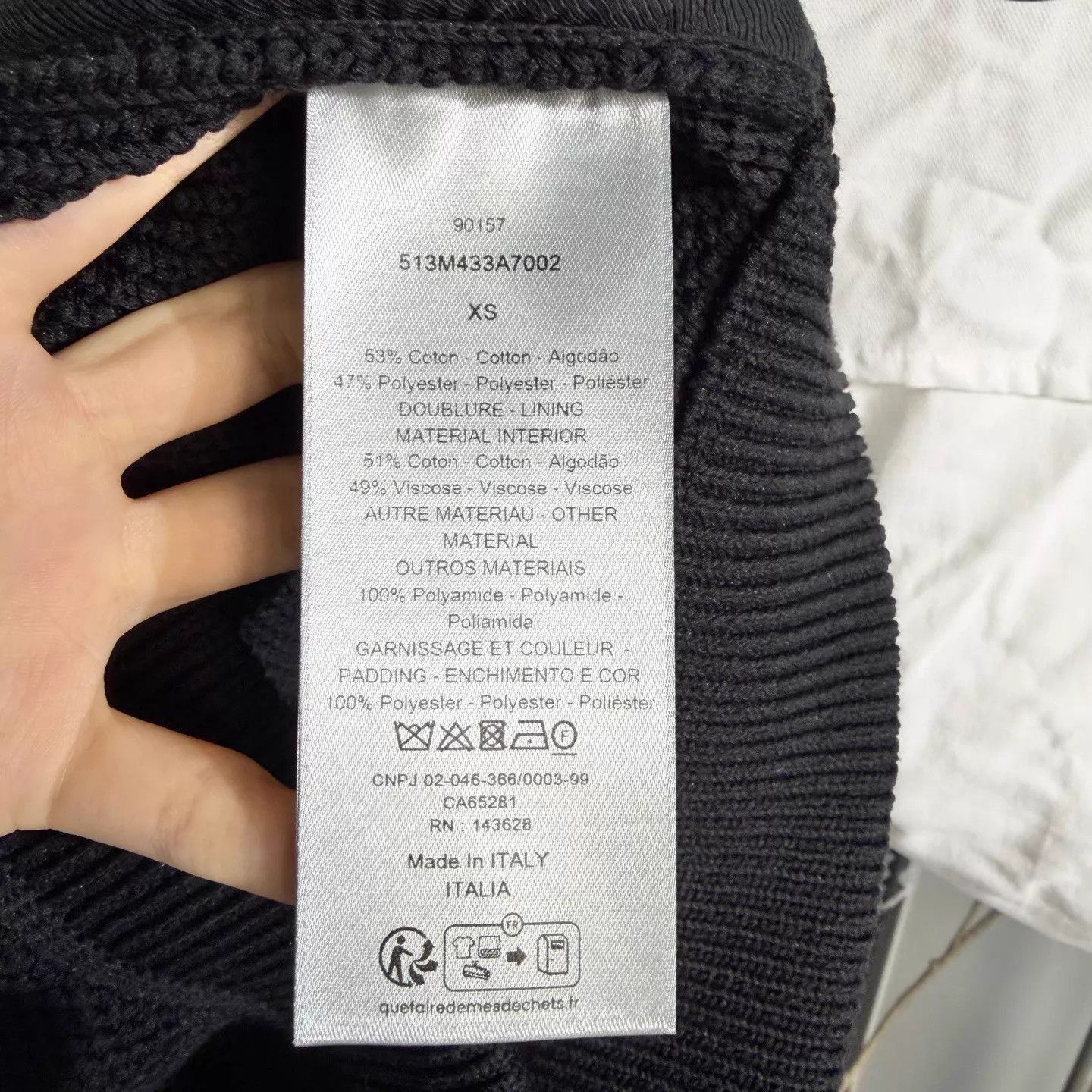 Dior Black Quilted Hooded Bomber Jacket XS Size US XS / EU 42 / 0 - 4 Thumbnail