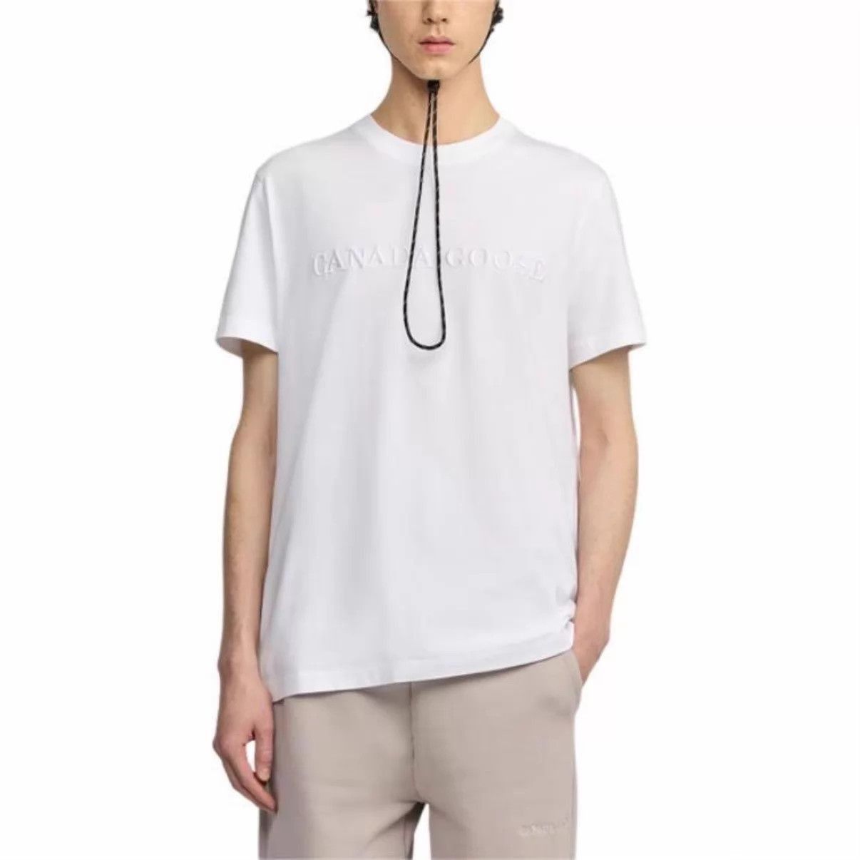 Canada Goose White Short-Sleeve Crewneck Shirt Size L Size US L / EU 52-54 / 3 - 8 Thumbnail