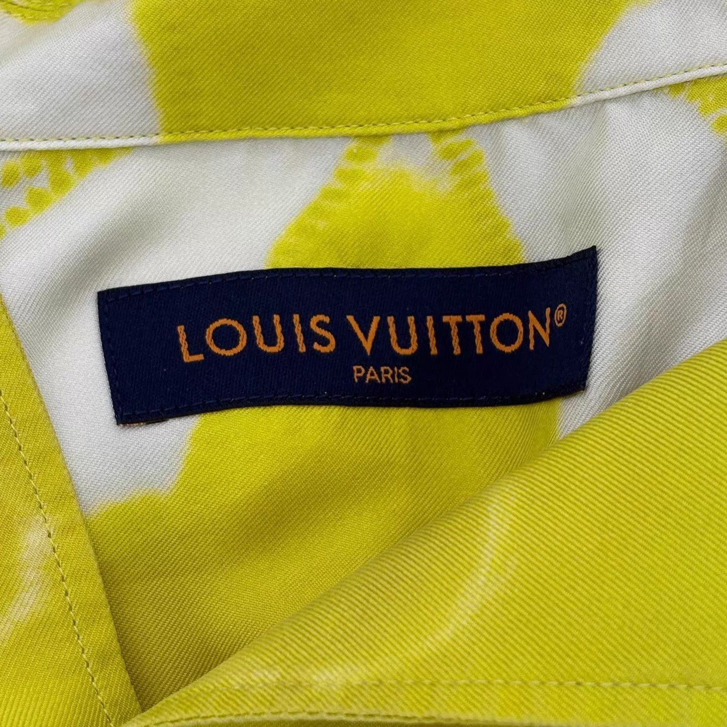 Louis Vuitton Yellow Patterned Short-Sleeve Shirt XS Size US XS / EU 42 / 0 - 3 Thumbnail