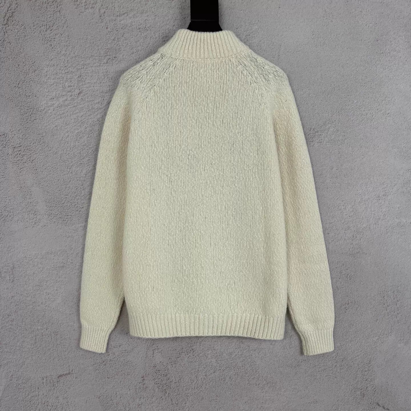 Dior Beige High Neck Knit Sweater with Colorful Graphic Size US S / EU 44-46 / 1 - 2 Thumbnail