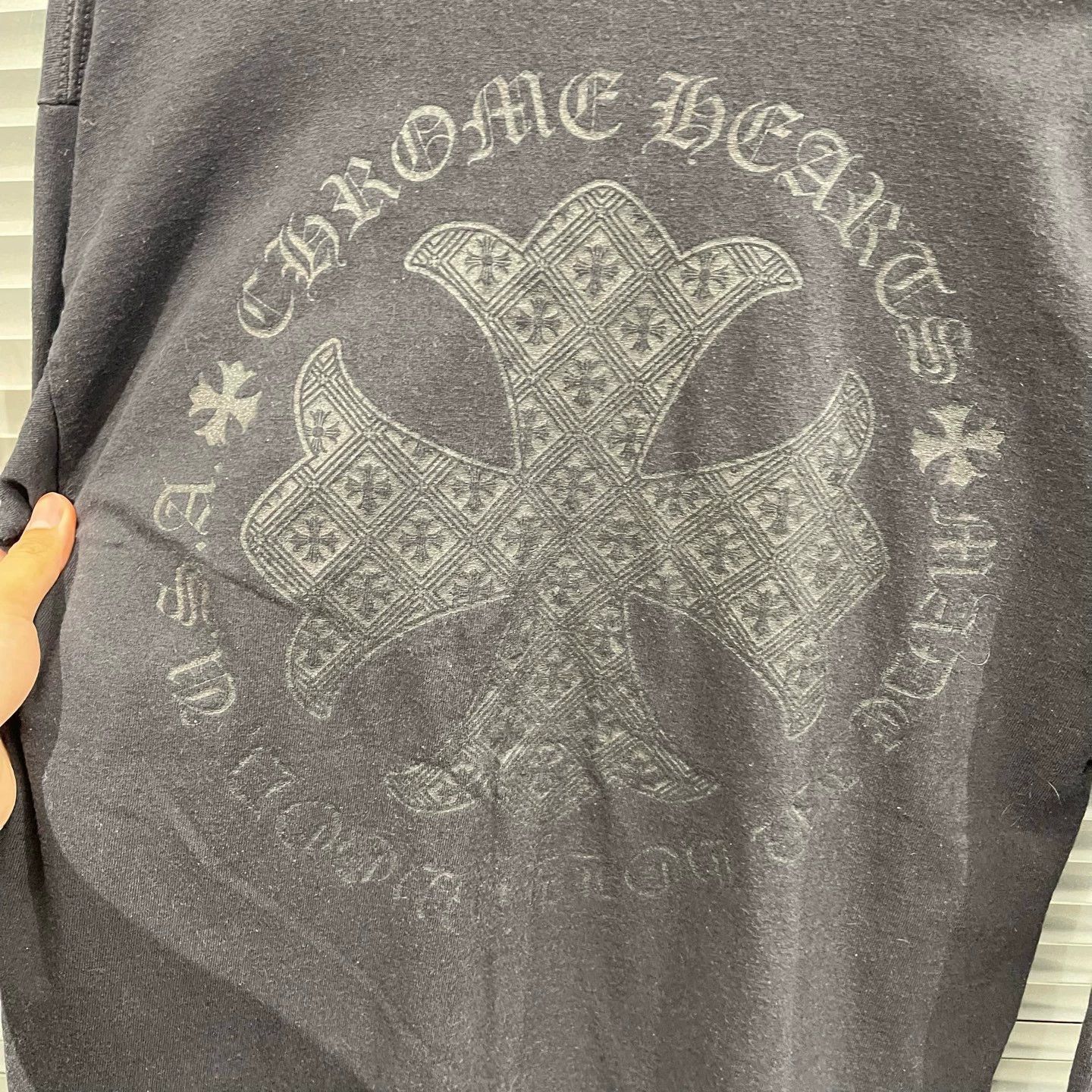 Chrome Hearts Black Long Sleeve Shirt with Chest Pocket Size US M / EU 48-50 / 2 - 5 Thumbnail